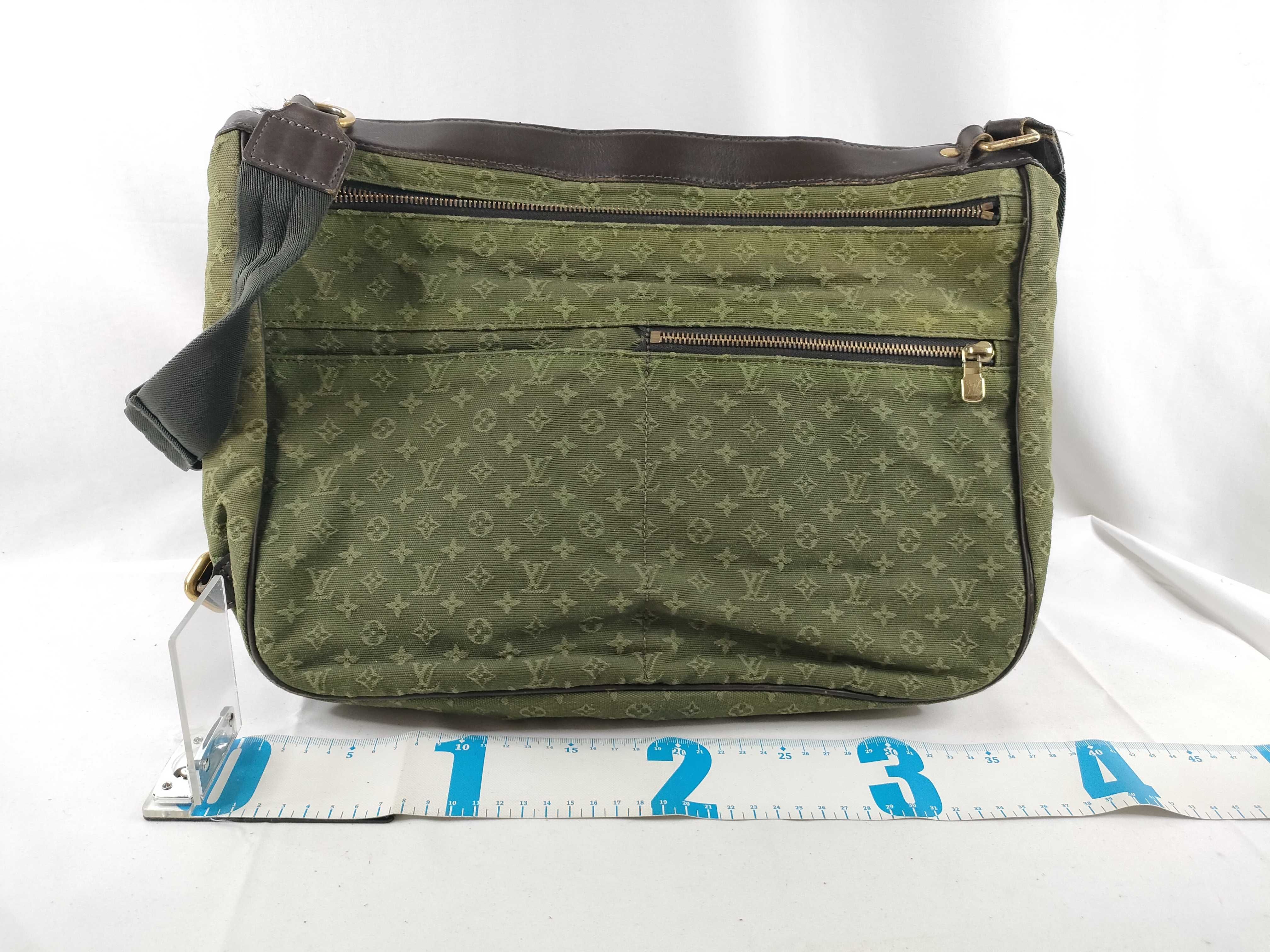 Monogram Mini Sac Maman Shoulder Bag, Khaki VI0053 — view 2