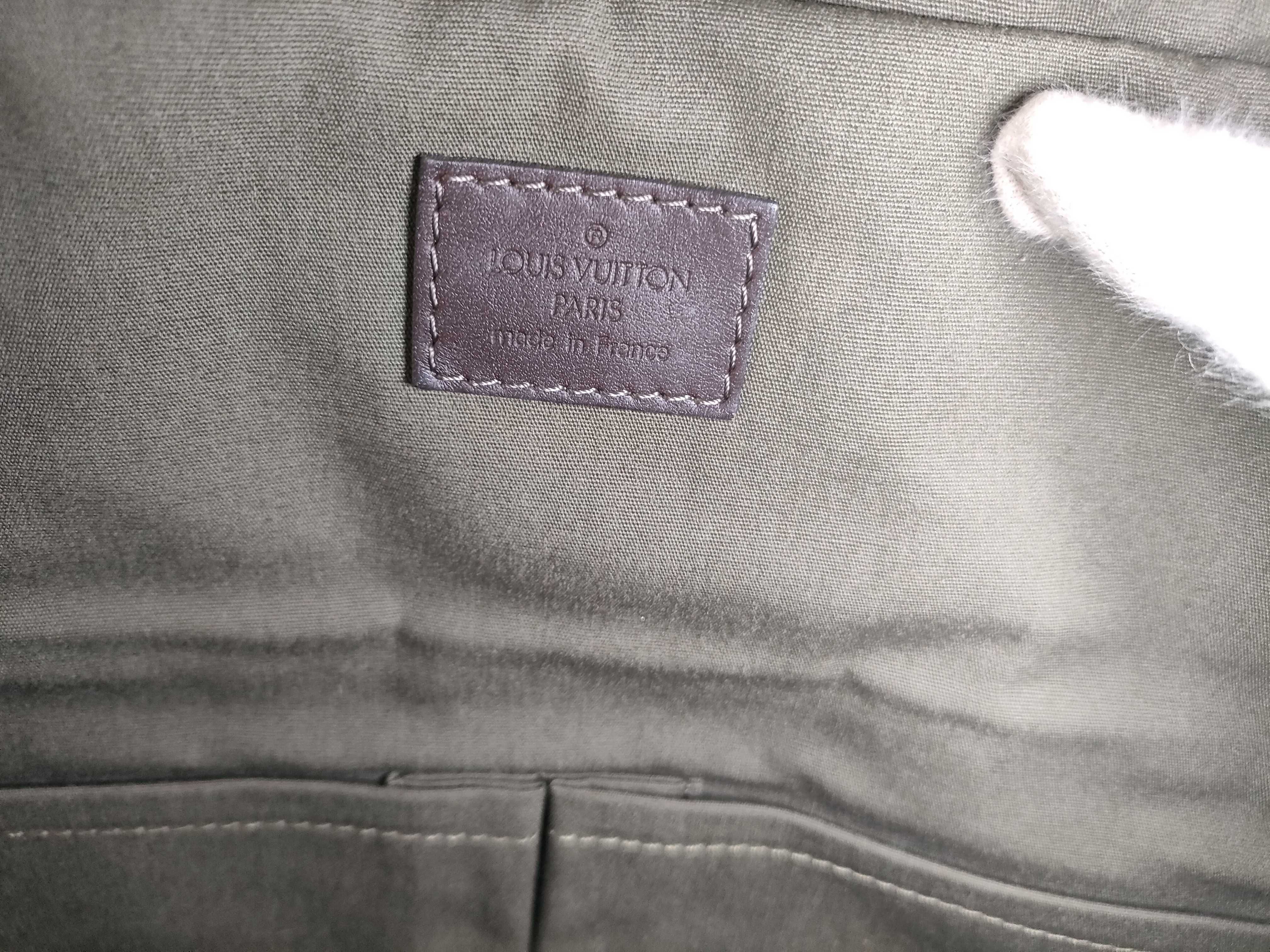Monogram Mini Sac Maman Shoulder Bag, Khaki VI0053 — view 11