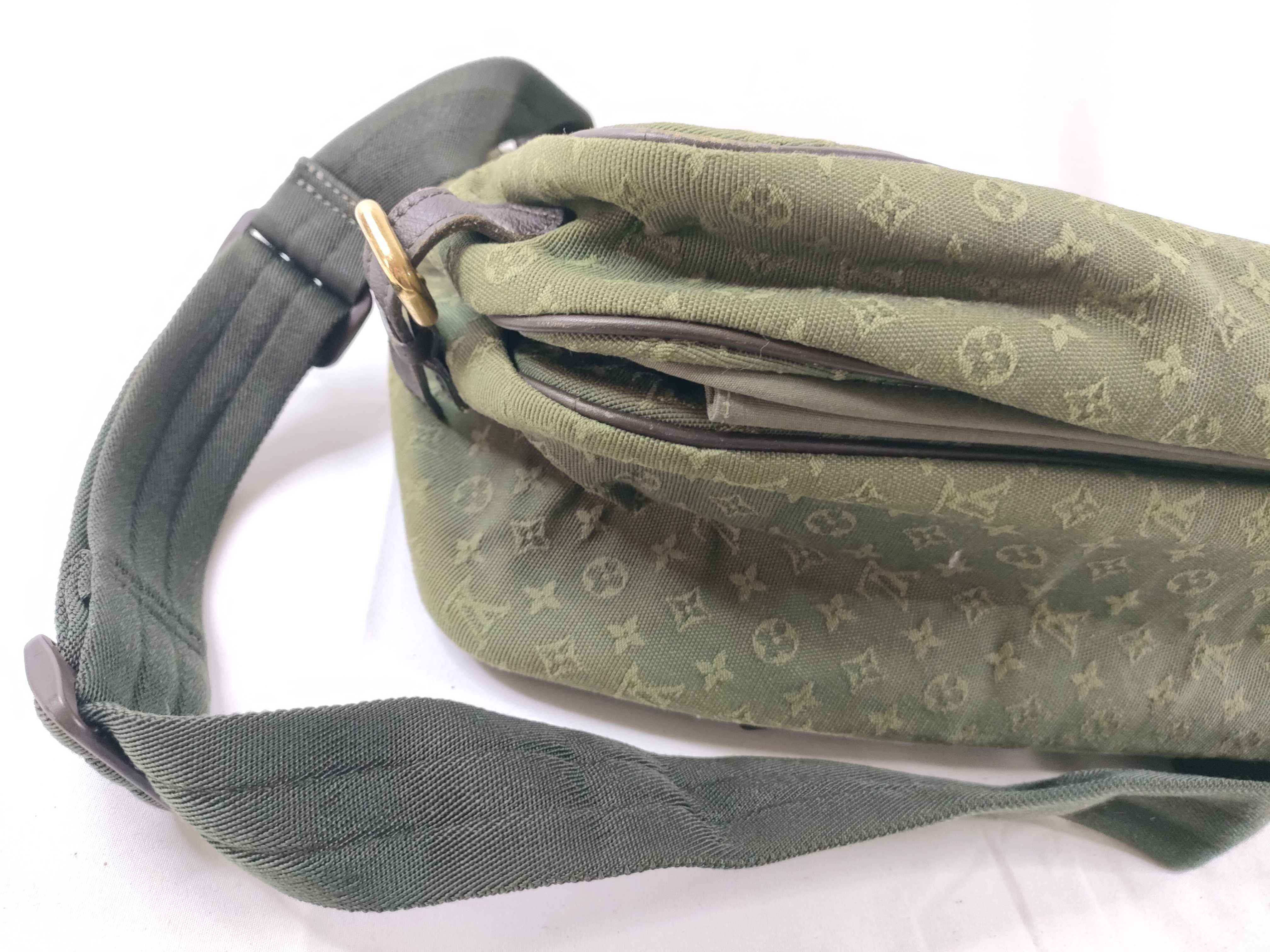 Monogram Mini Sac Maman Shoulder Bag, Khaki VI0053 — view 3