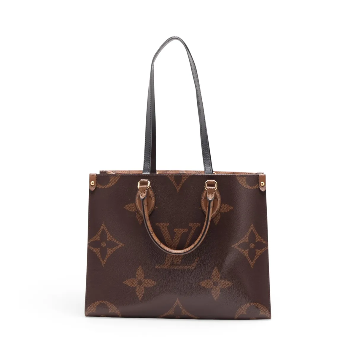 Giant Monogram Reverse OnTheGo MM M45321 Brown (RFID detected)