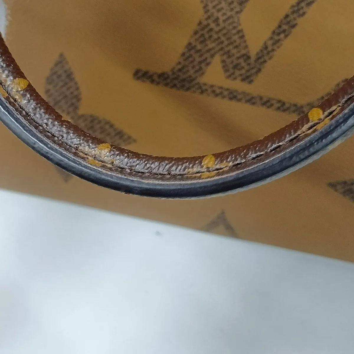 Giant Monogram Reverse OnTheGo MM M45321 Brown (RFID detected) — view 14