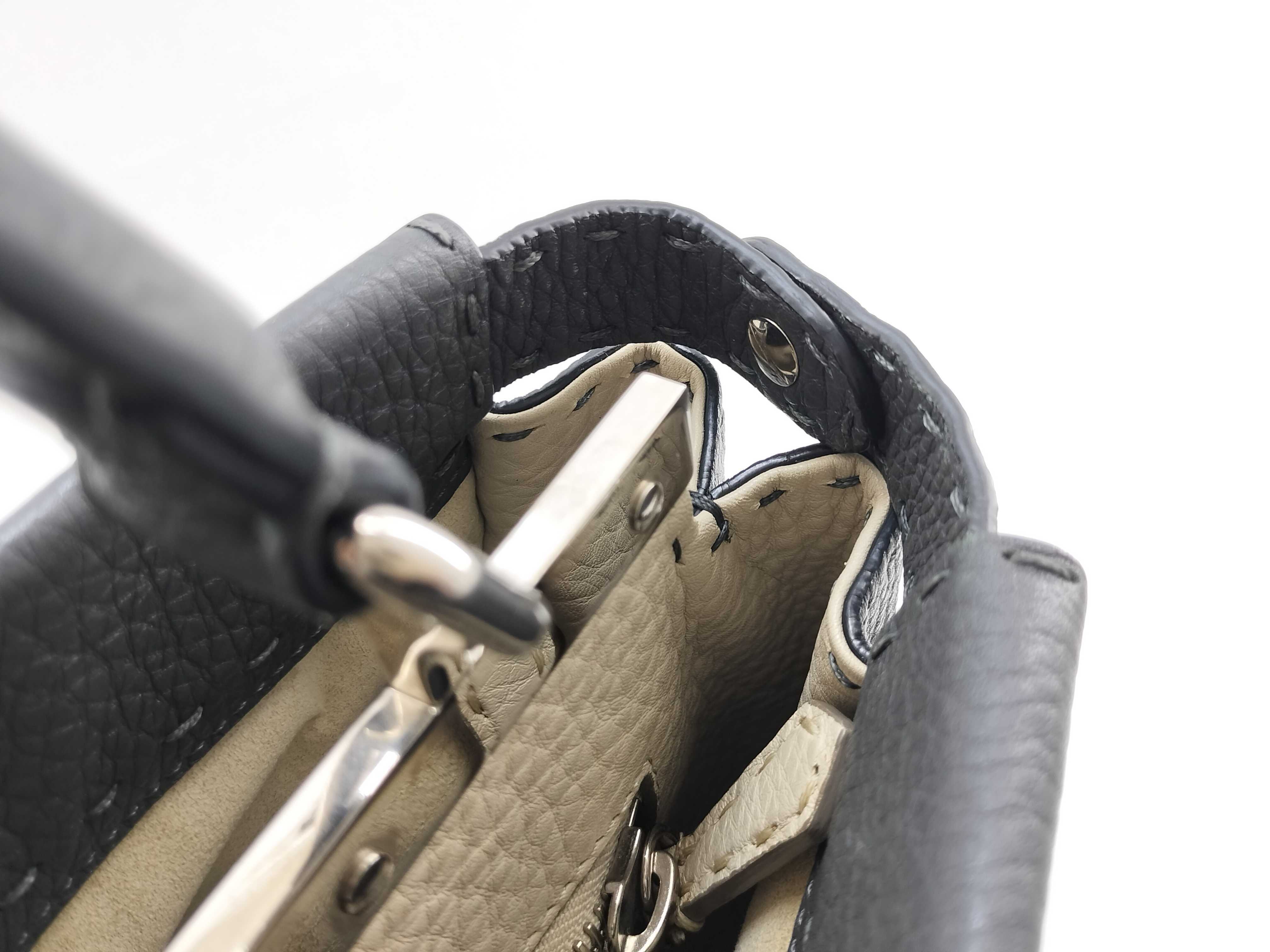 Selleria Peekaboo Handbag (8BN226) with Silver Hardware — view 14