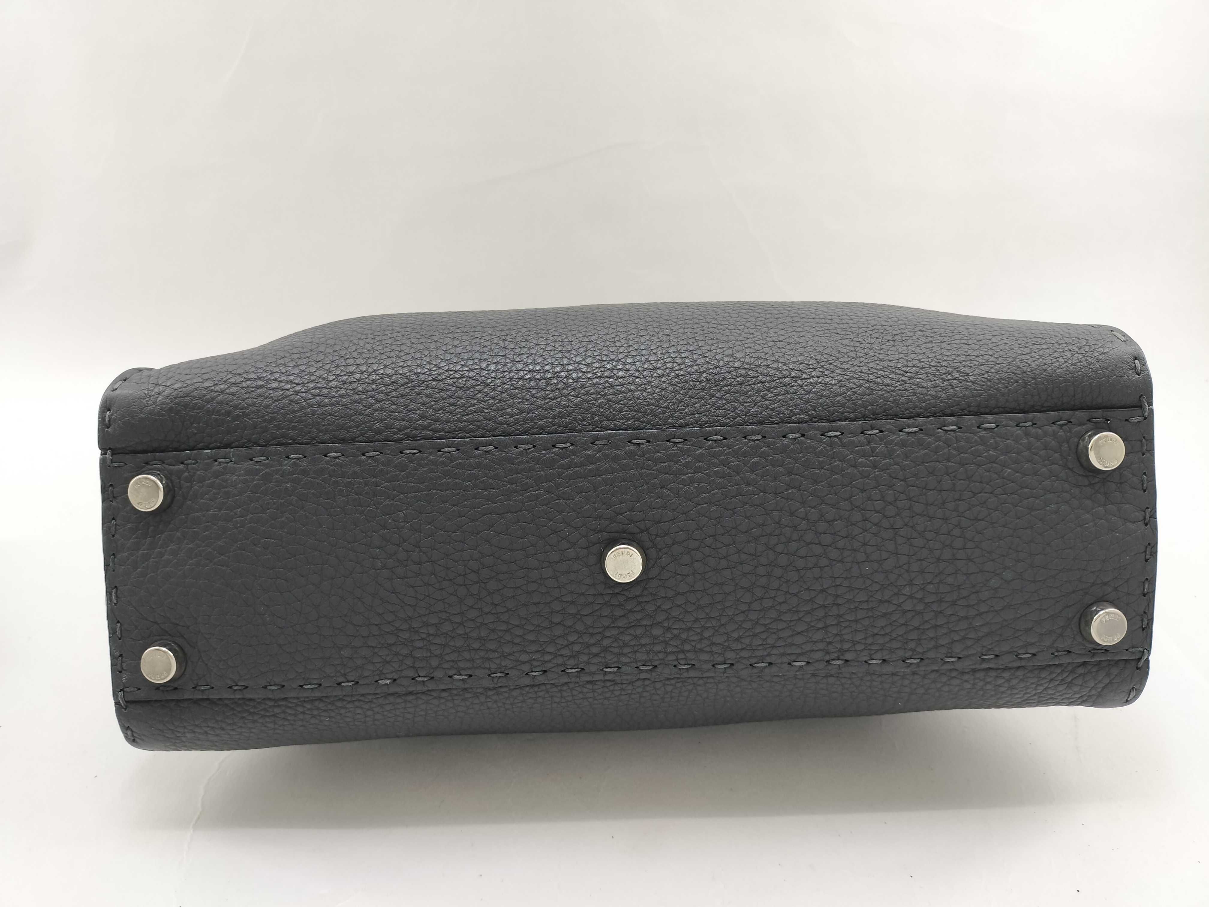 Selleria Peekaboo Handbag (8BN226) with Silver Hardware — view 4