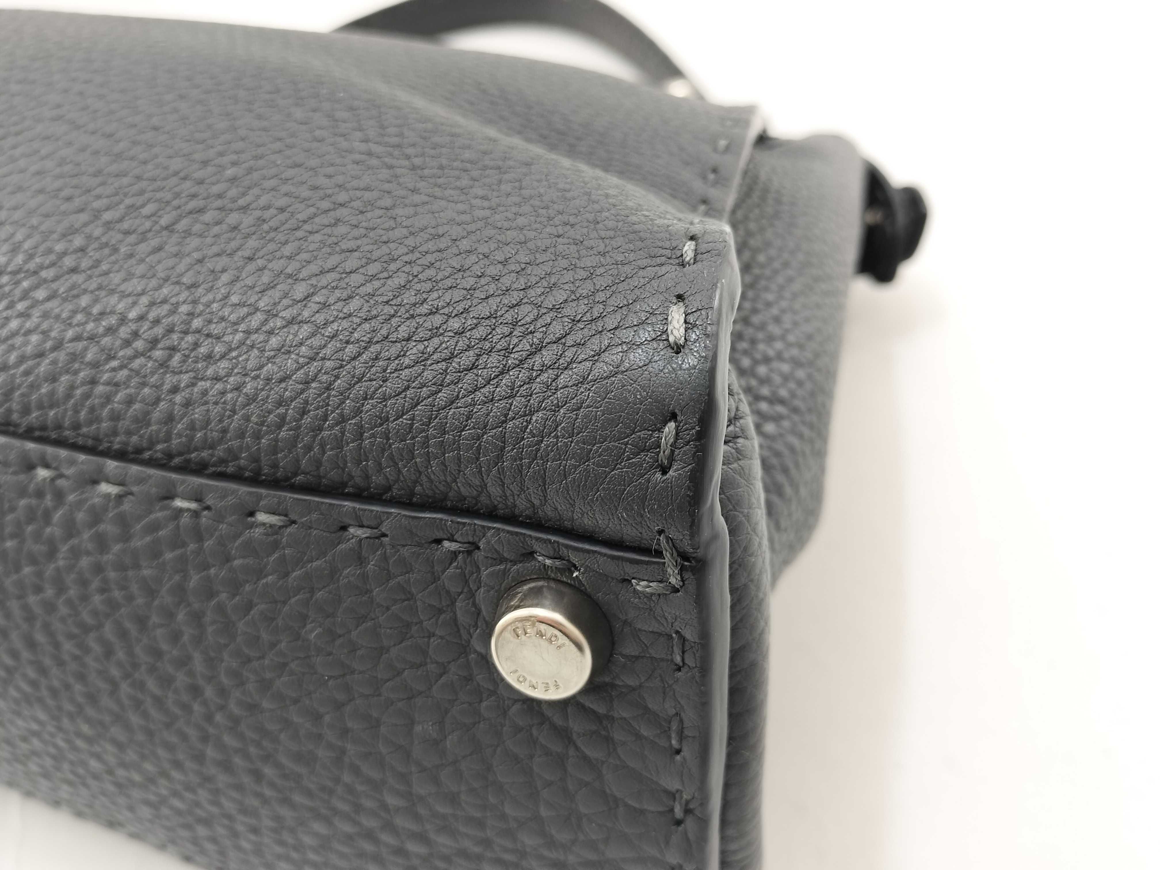 Selleria Peekaboo Handbag (8BN226) with Silver Hardware — view 6