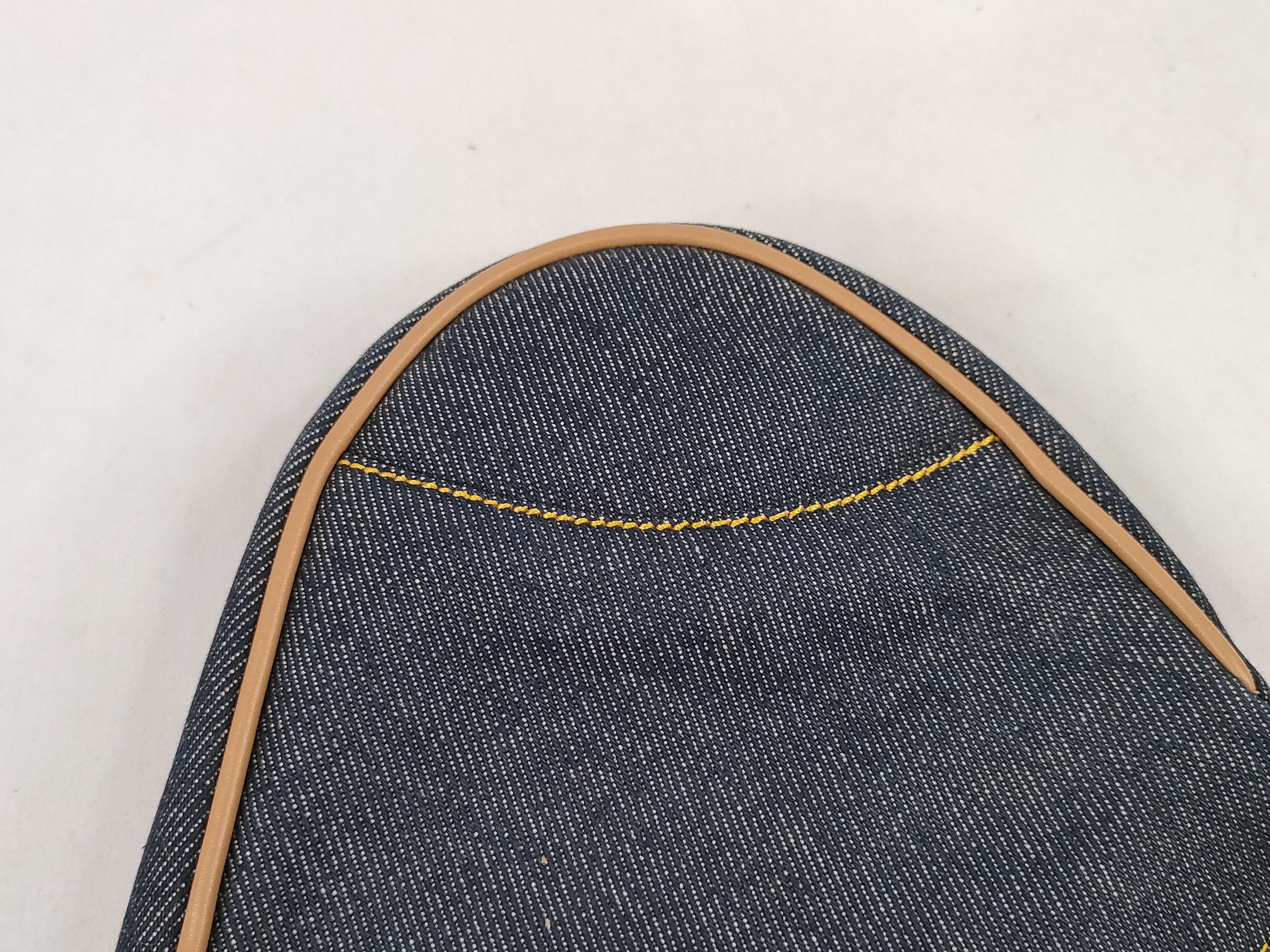 handbag, saddle denim, with dust bag and guarantee tag. — view 14