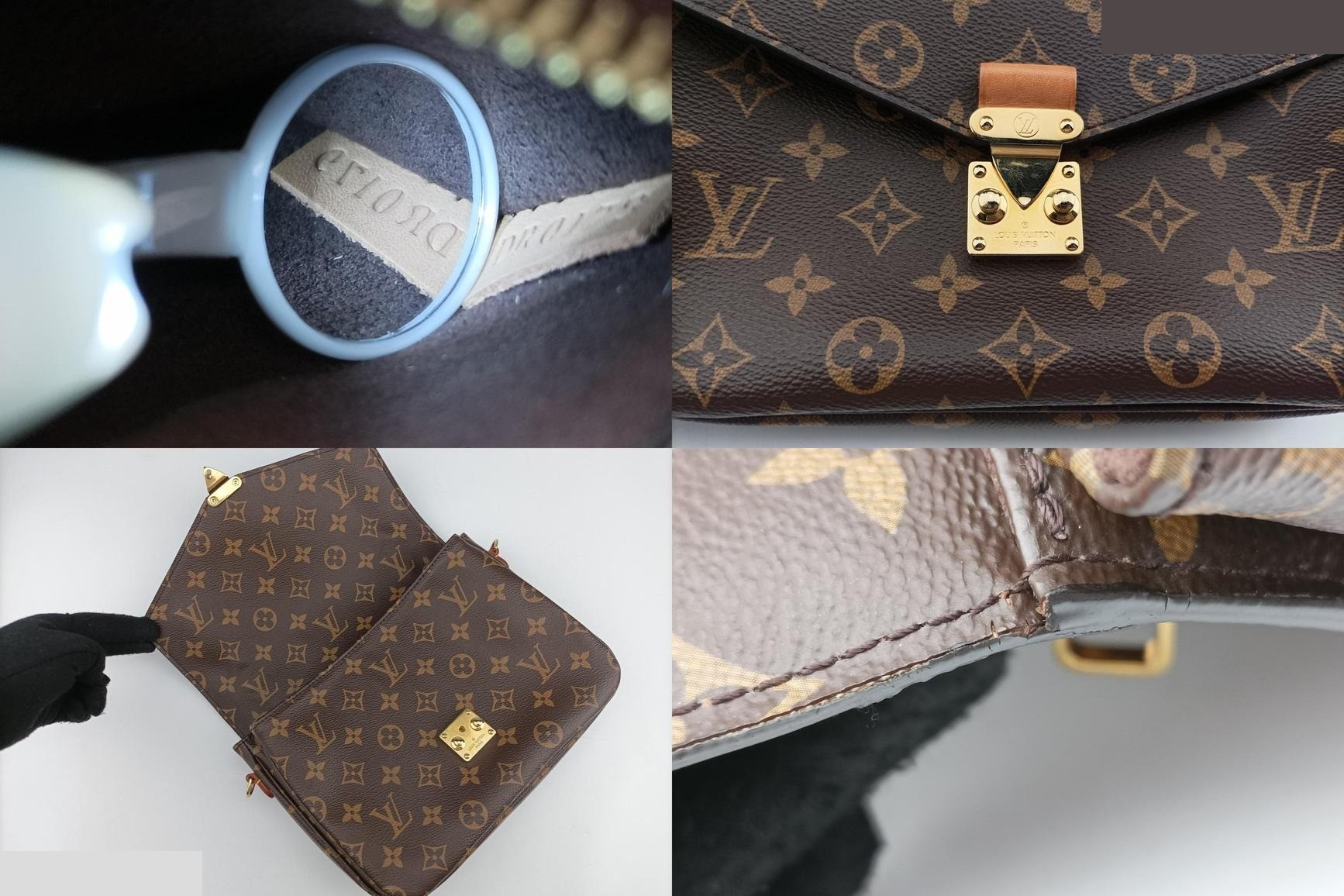 Pochette Metis MM Monogram Canvas Monogram/Brown — view 8