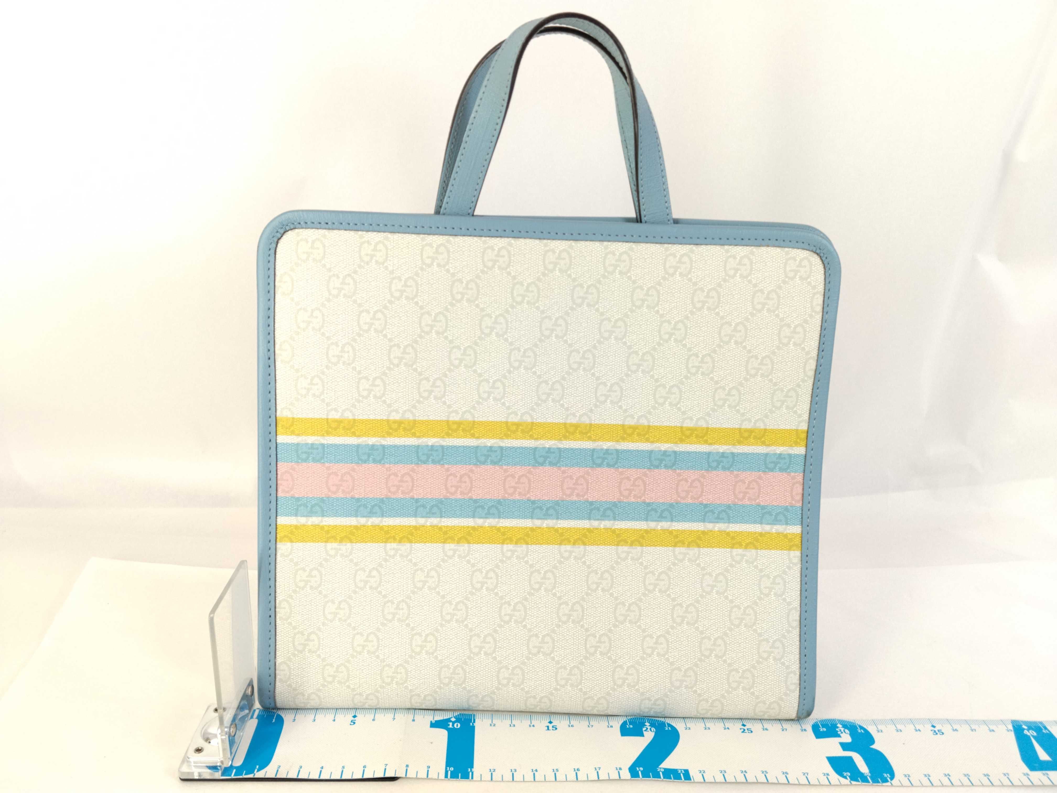 GG Supreme Children's PVC x Leather Handbag Blue 605614 Peter Rabbit Handbag — view 2