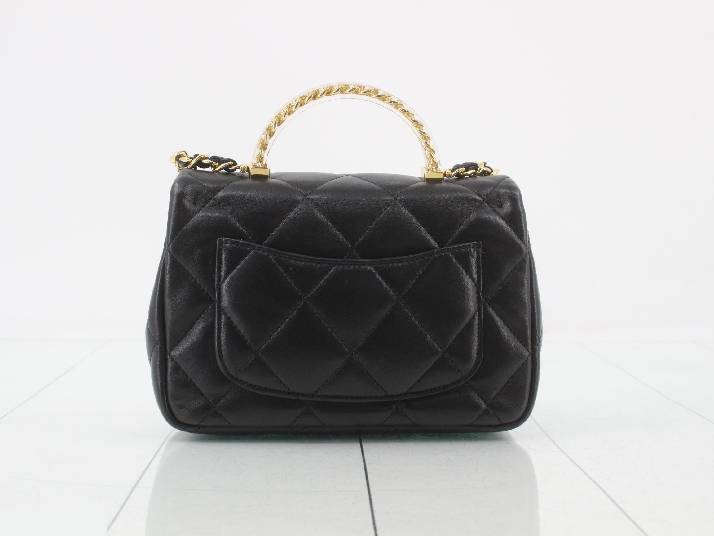 Plexi Handle Mini Matelassé 2-Way Shoulder Bag — view 2