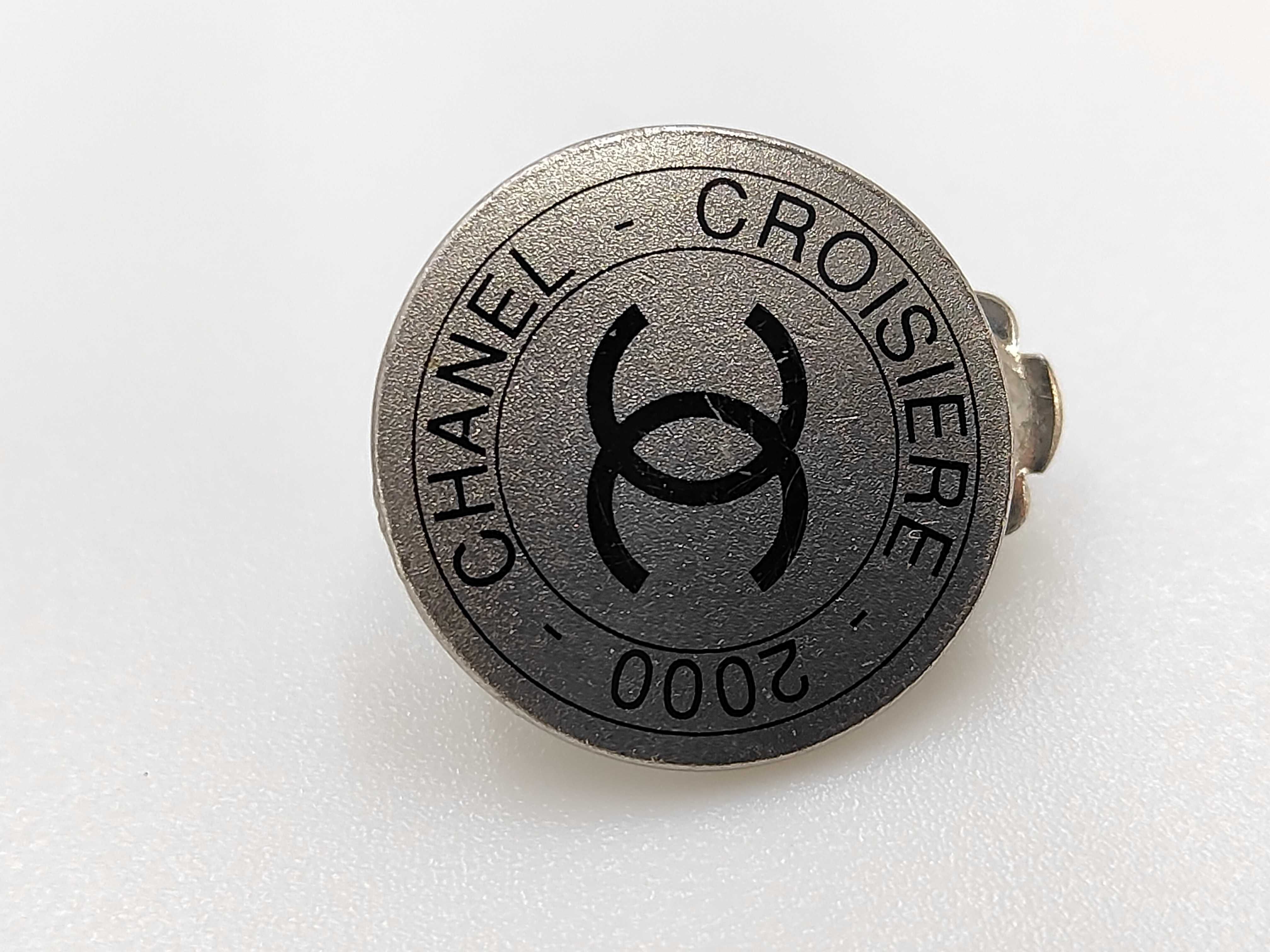 Silver Black Metal Coco Mark CROISIERE 2000 Earrings (with comments) 00C Earrings — view 8