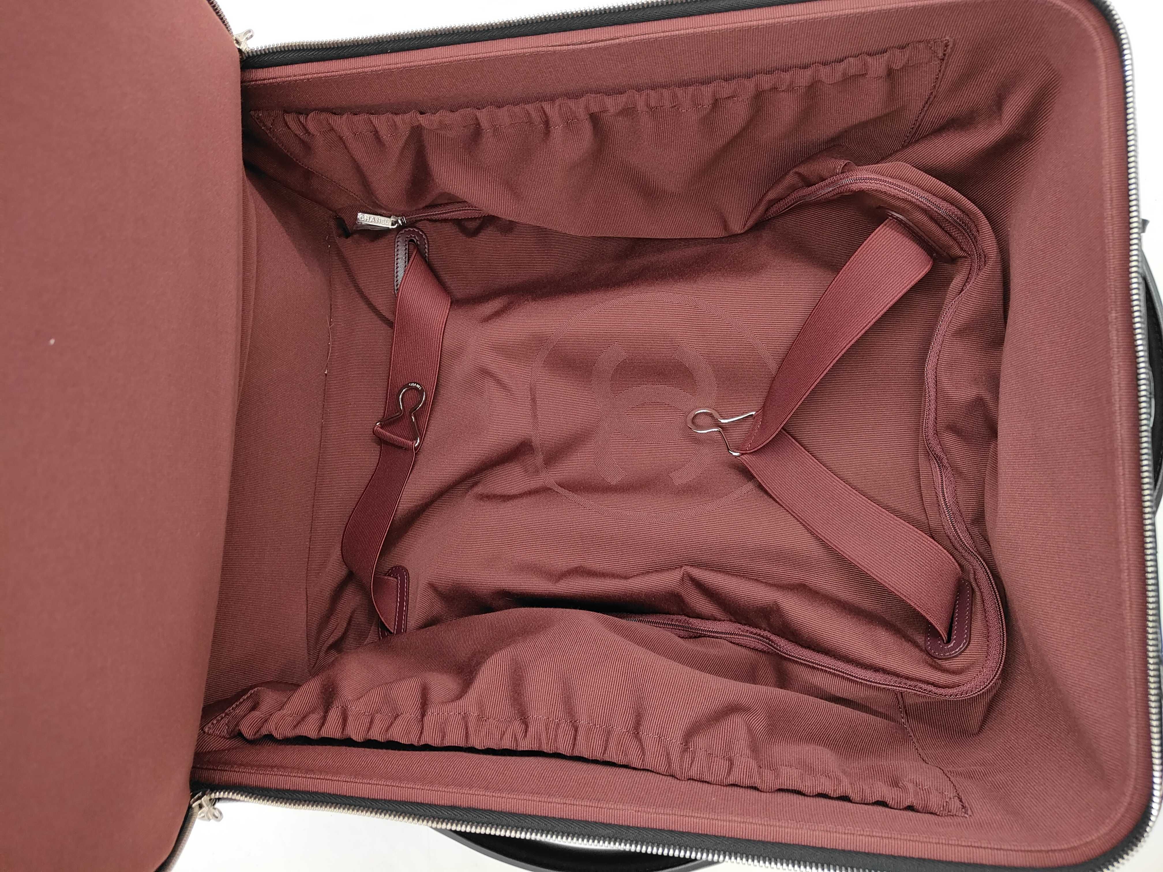 Carry-on Suitcase, Patent Leather, Black, S-shaped Hardware, Carry Bag — view 13