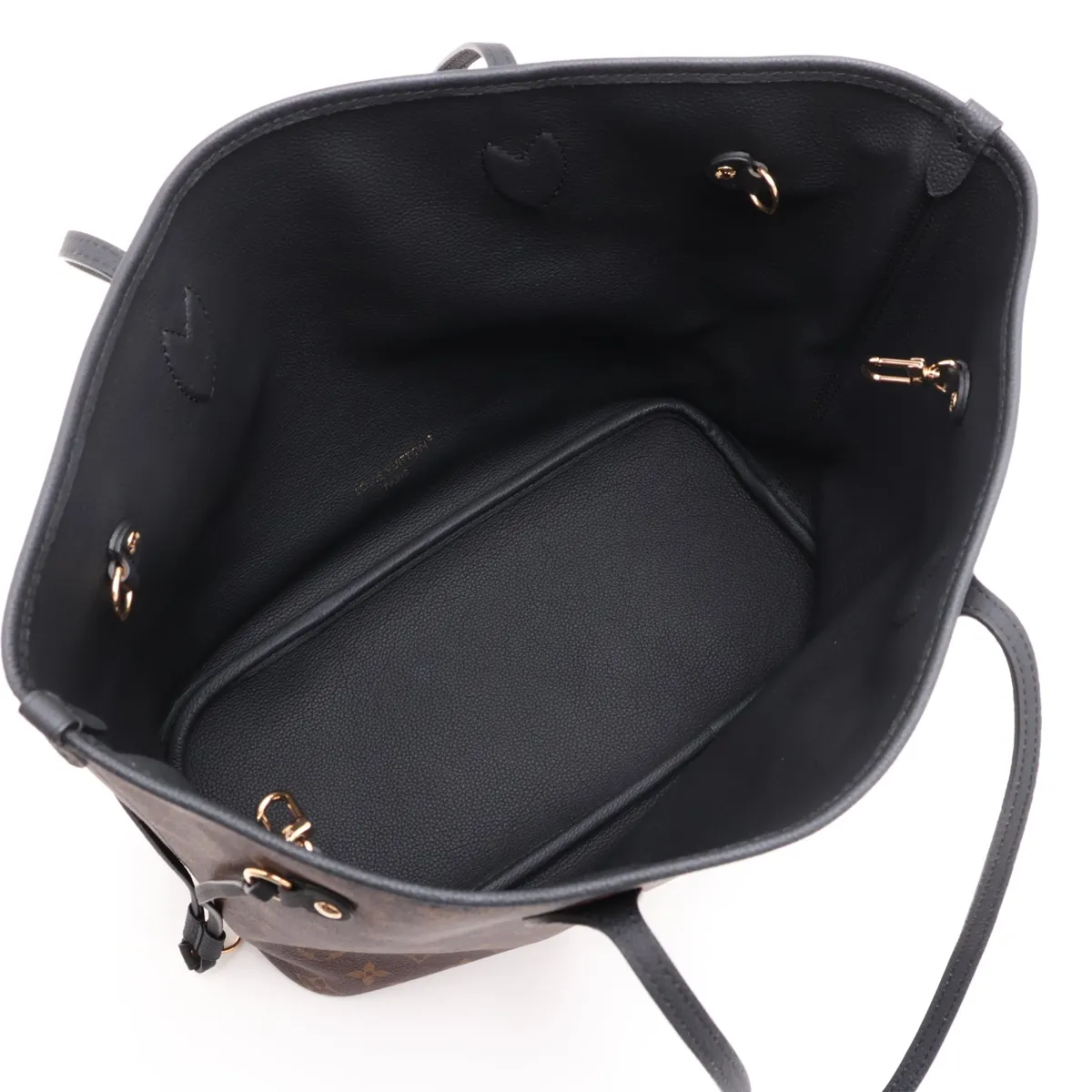 Monogram Neverfull Inside Out MM M28351 Black x Brown (RFID detected) — view 7