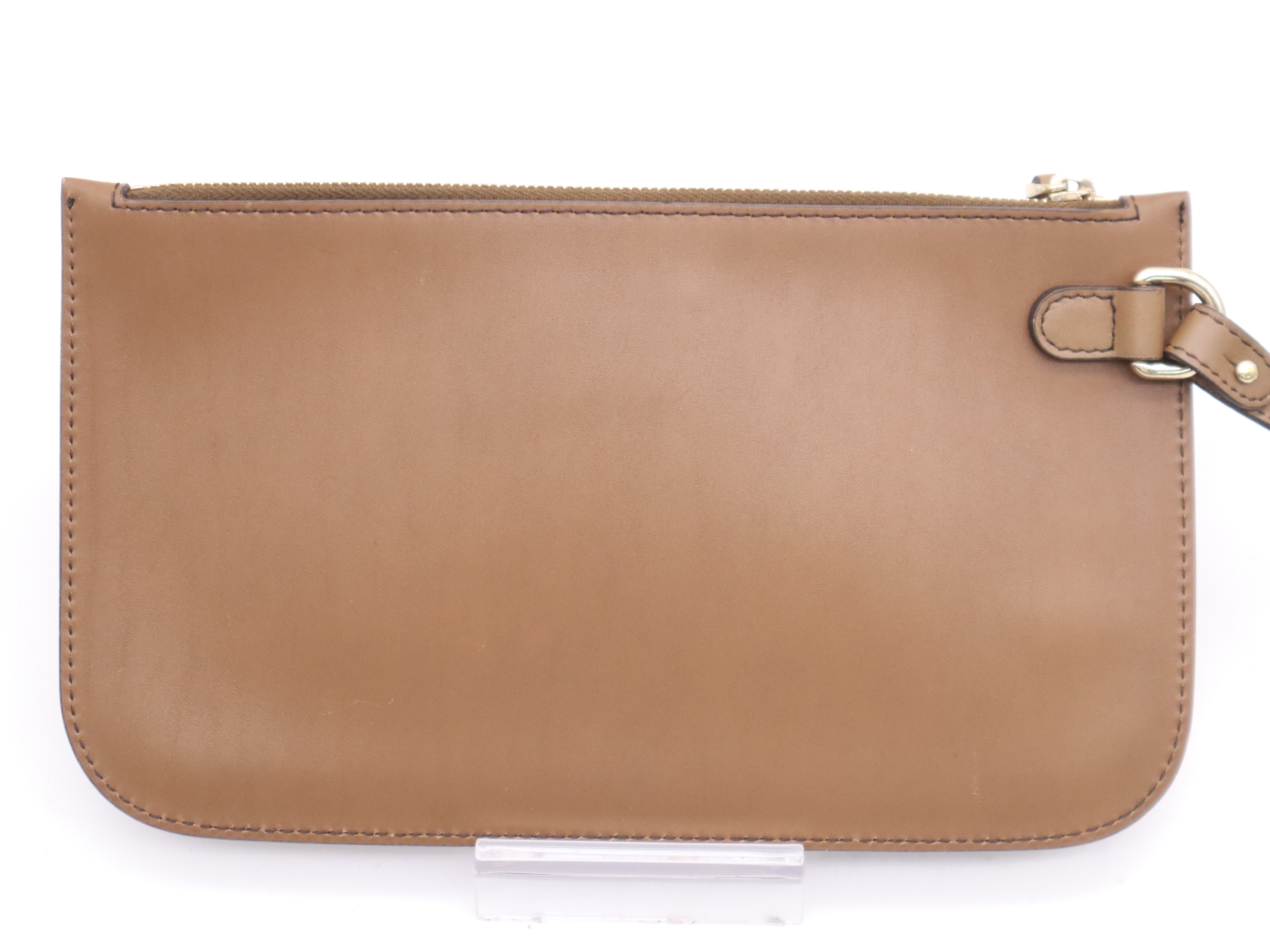 247209 Canvas x Leather GG Canvas Tote Bag, Beige, Gold Hardware, Includes Pouch and Dust Bag. — view 12