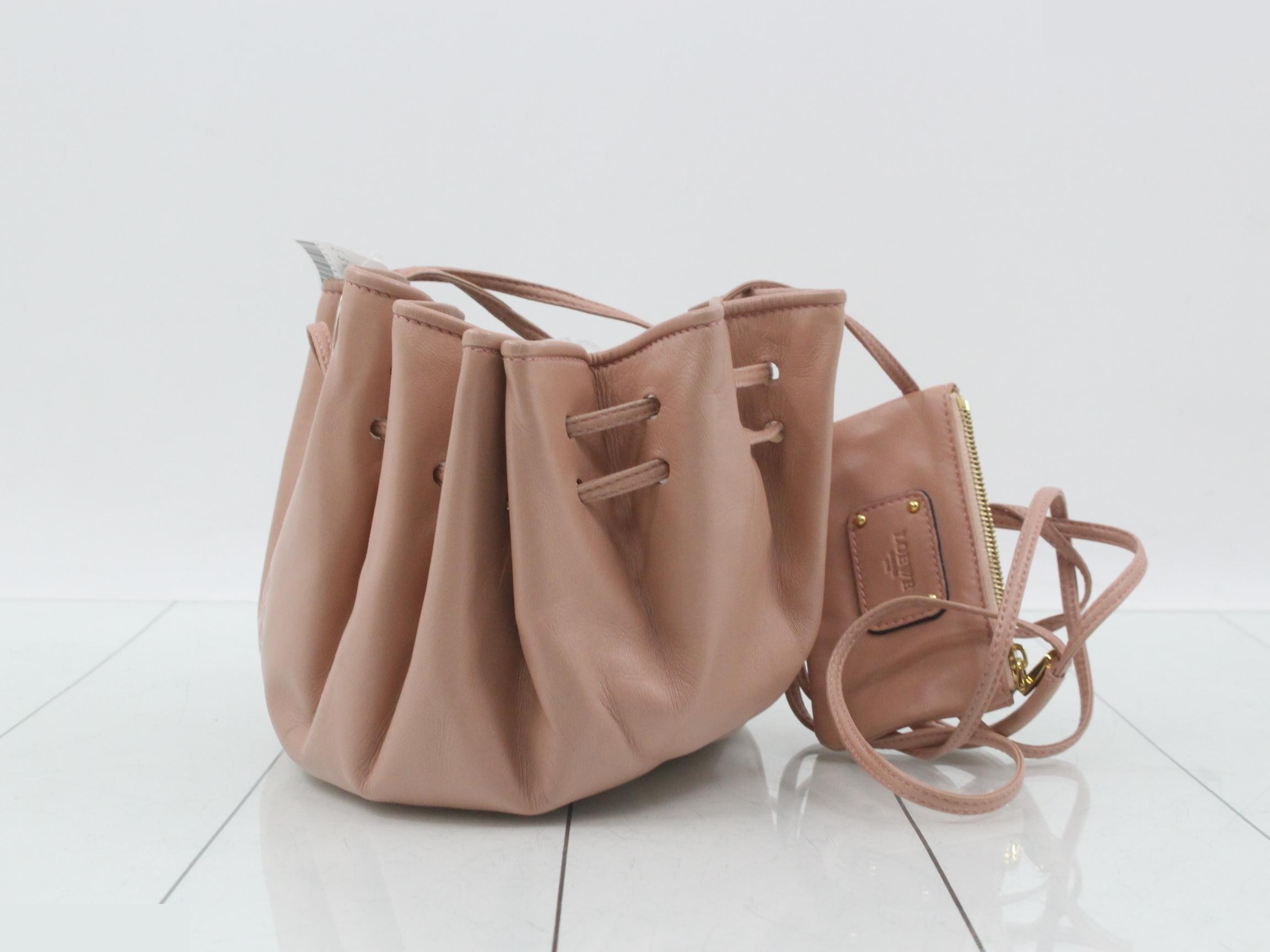 Anagram drawstring shoulder bag — view 3