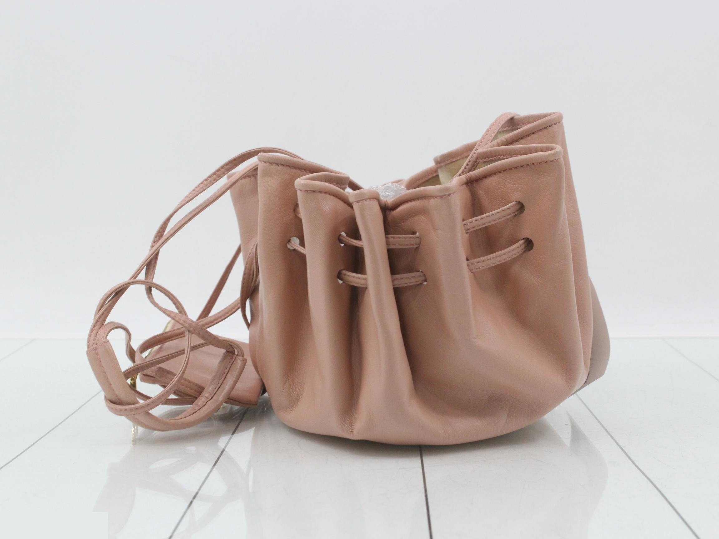 Anagram drawstring shoulder bag — view 4
