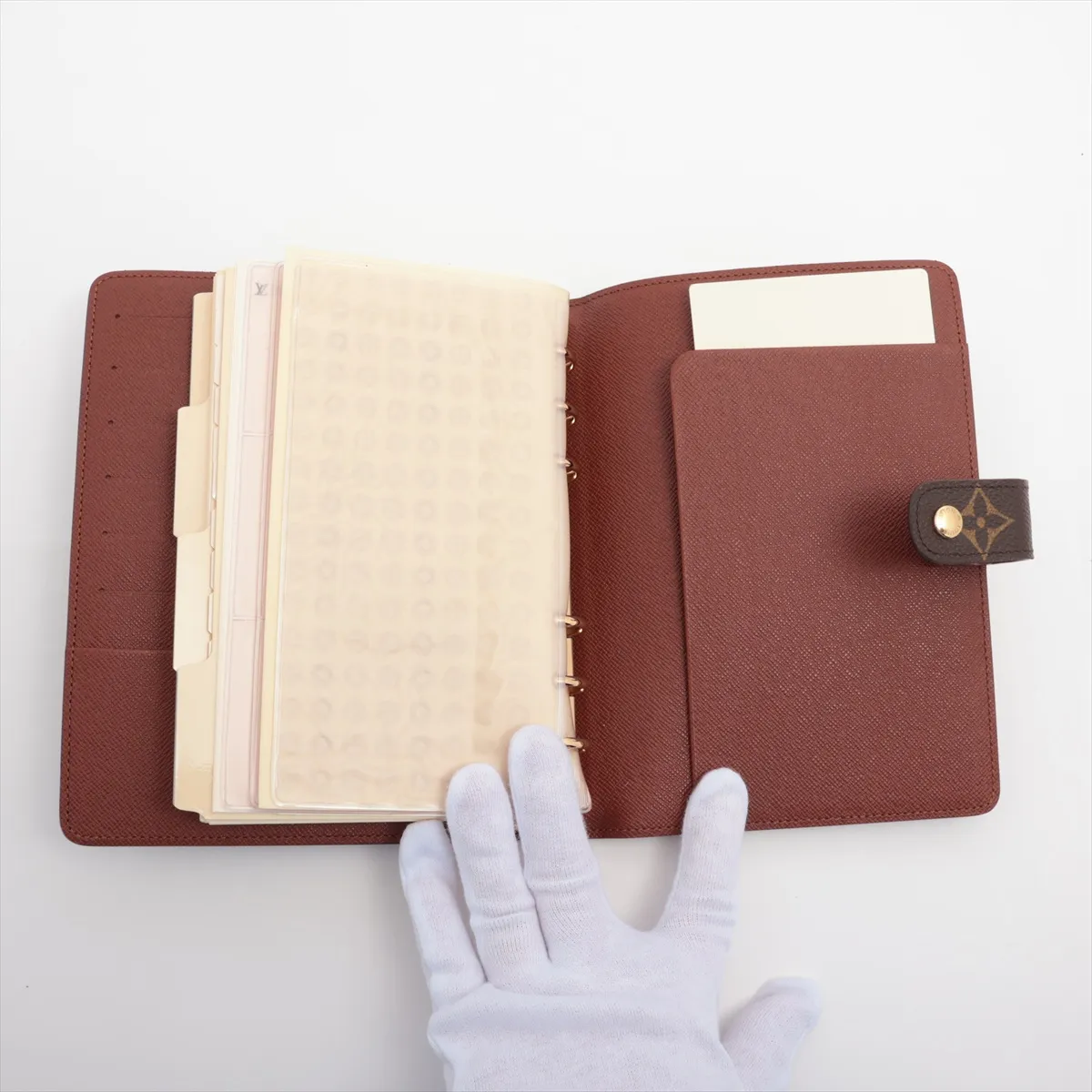 Monogram Agenda MM R20004 SP0051 Brown Notebook Cover Refill Included — view 5