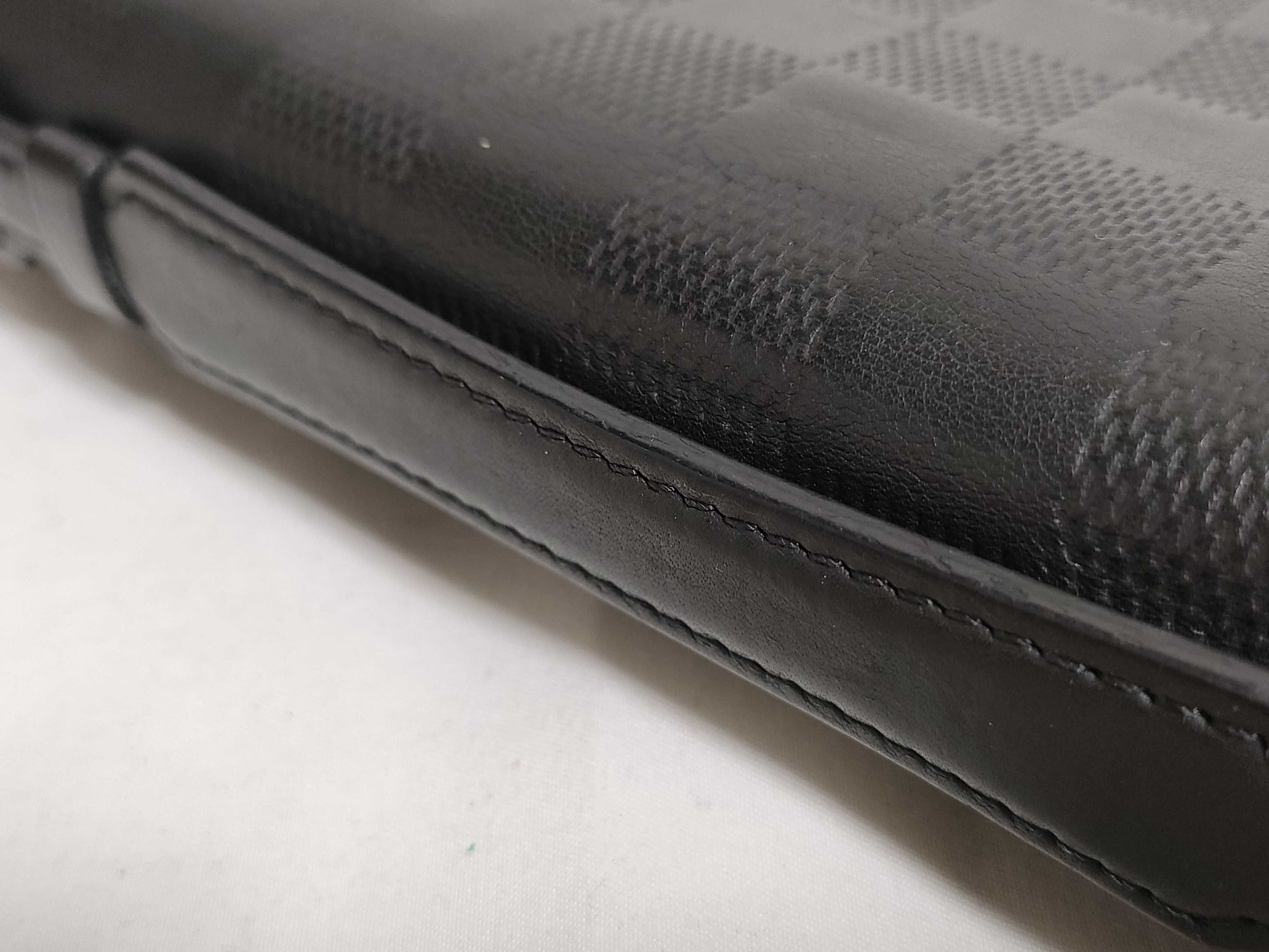 Damier Infini Zippy XL Damier Infini Onyx Long Wallet N61254 RFID detected Pouch — view 4