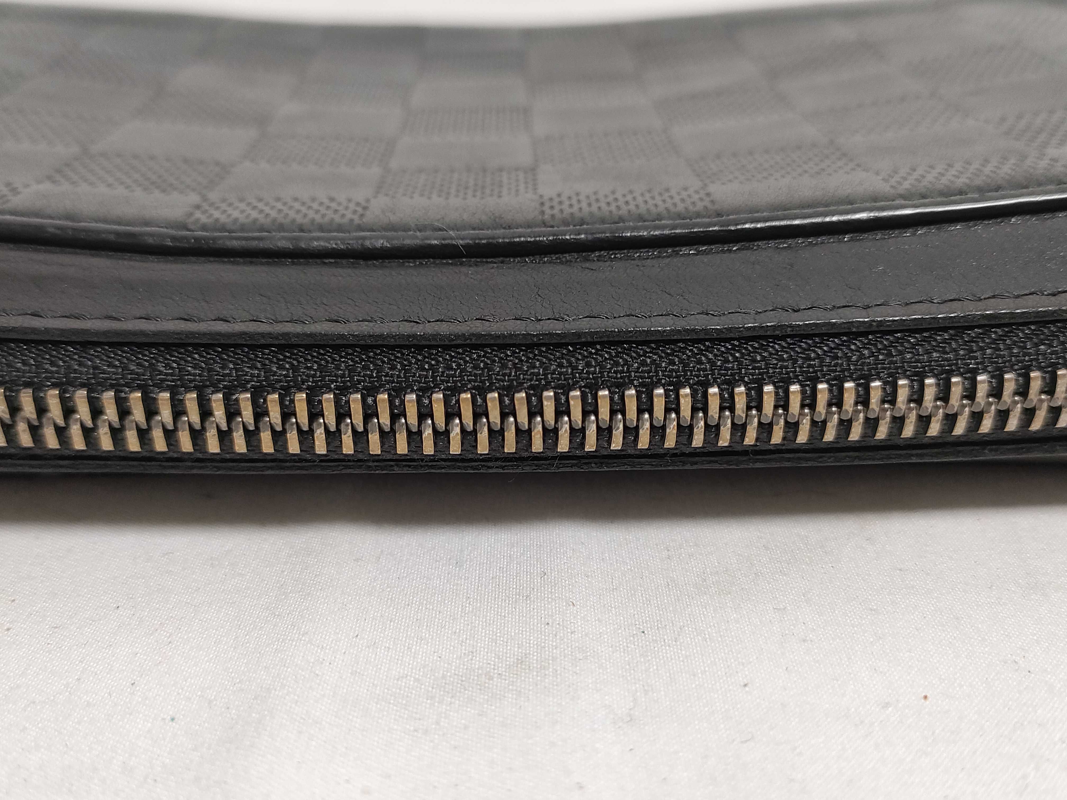 Damier Infini Zippy XL Damier Infini Onyx Long Wallet N61254 RFID detected Pouch — view 8