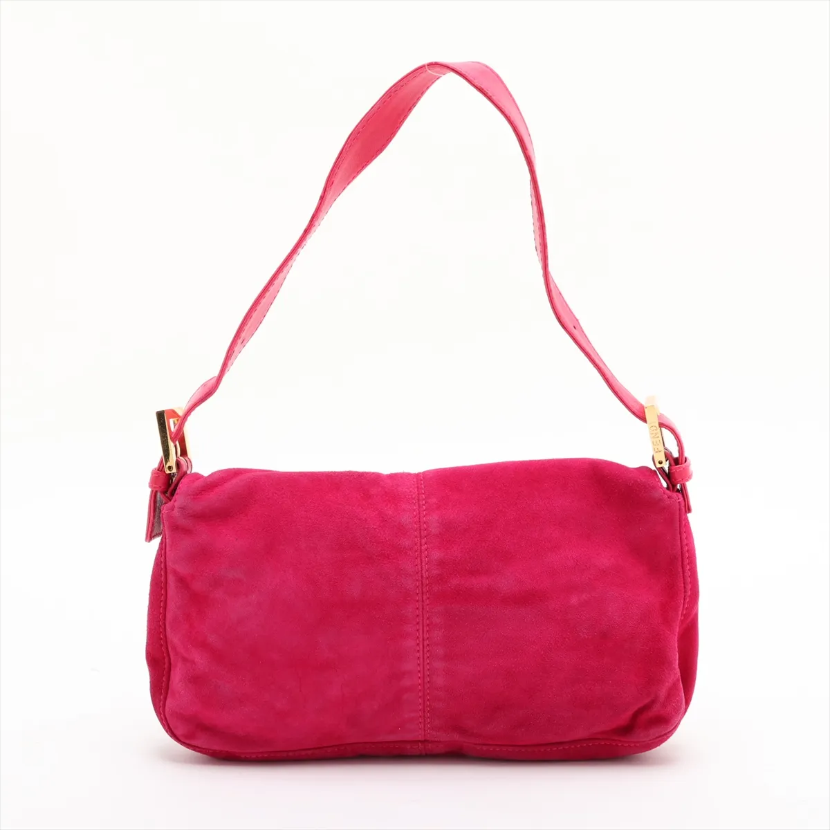 Mamma Bucket 26424 Suede x Leather Shoulder Bag Pink — view 2