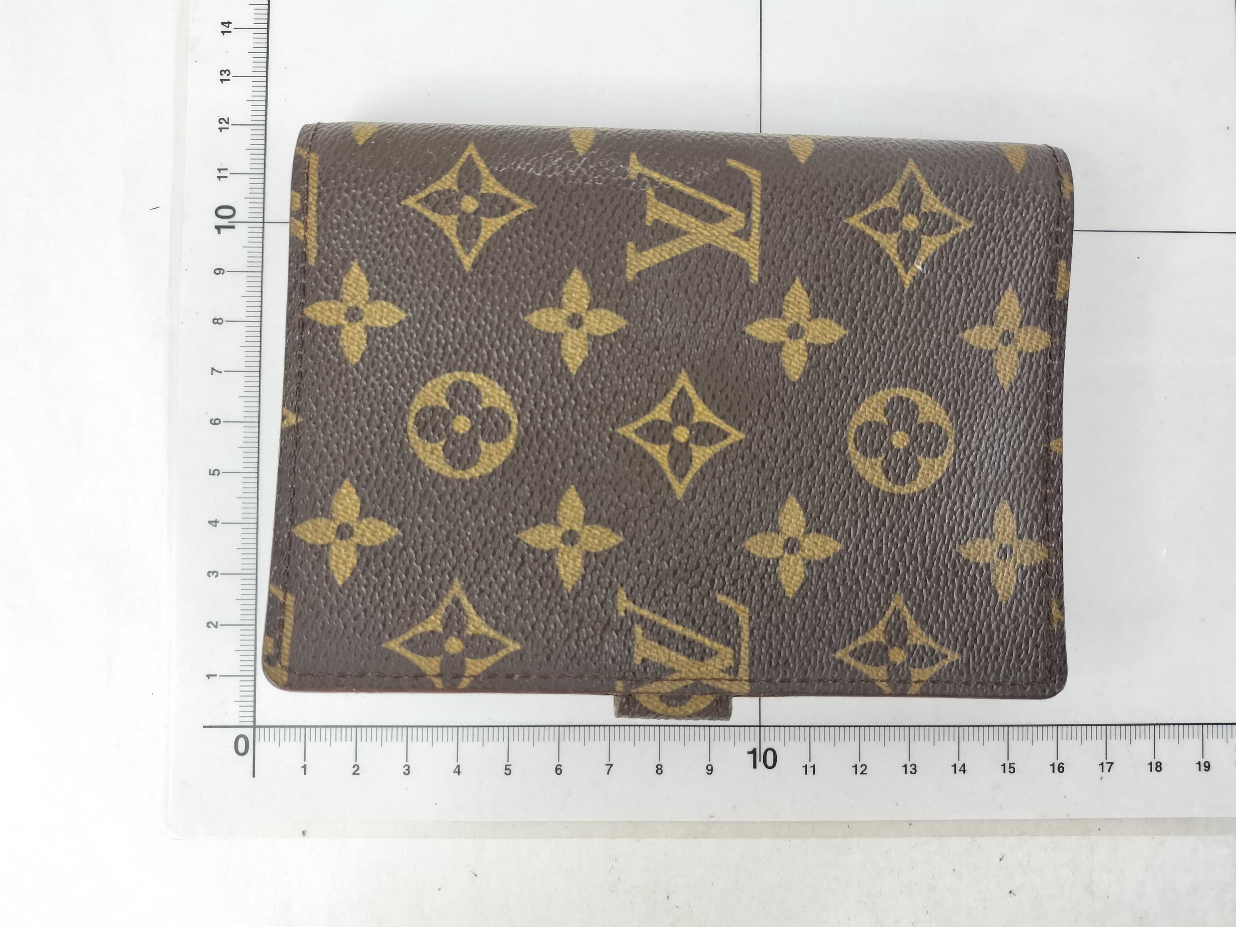 Monogram Agenda Notebook Cover with Booklet/Pen — view 2