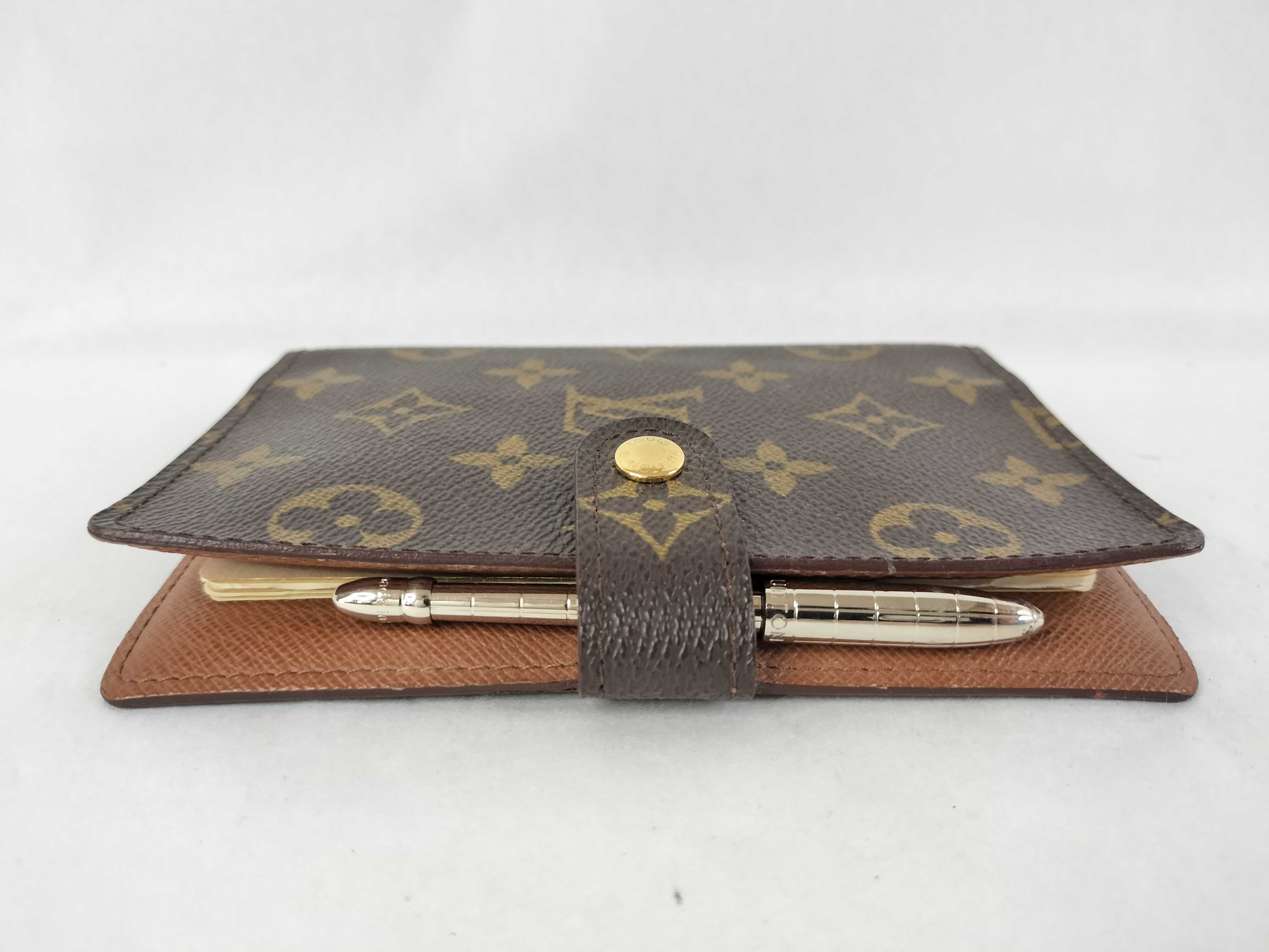 Monogram Agenda Notebook Cover with Booklet/Pen — view 5