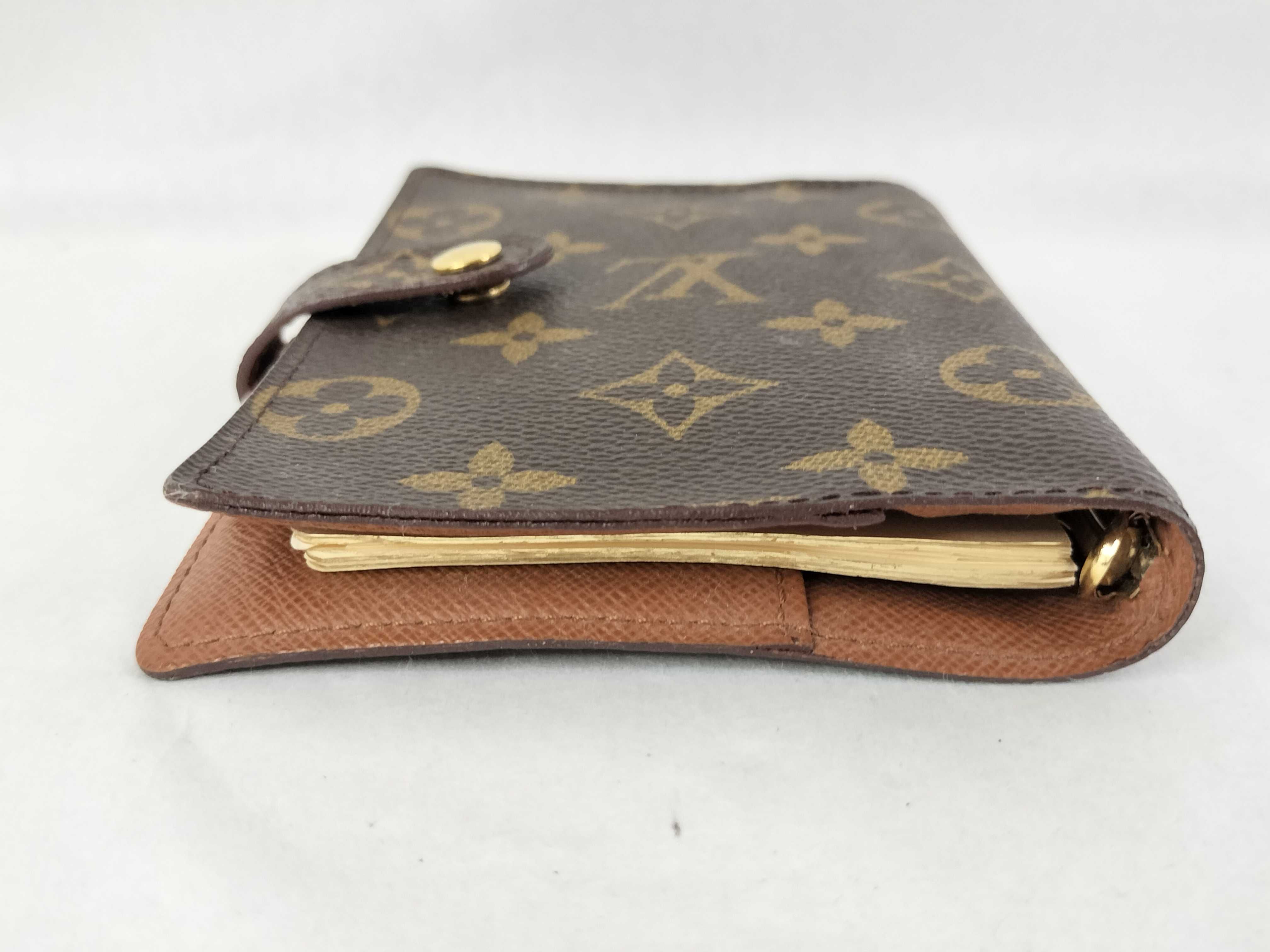 Monogram Agenda Notebook Cover with Booklet/Pen — view 6