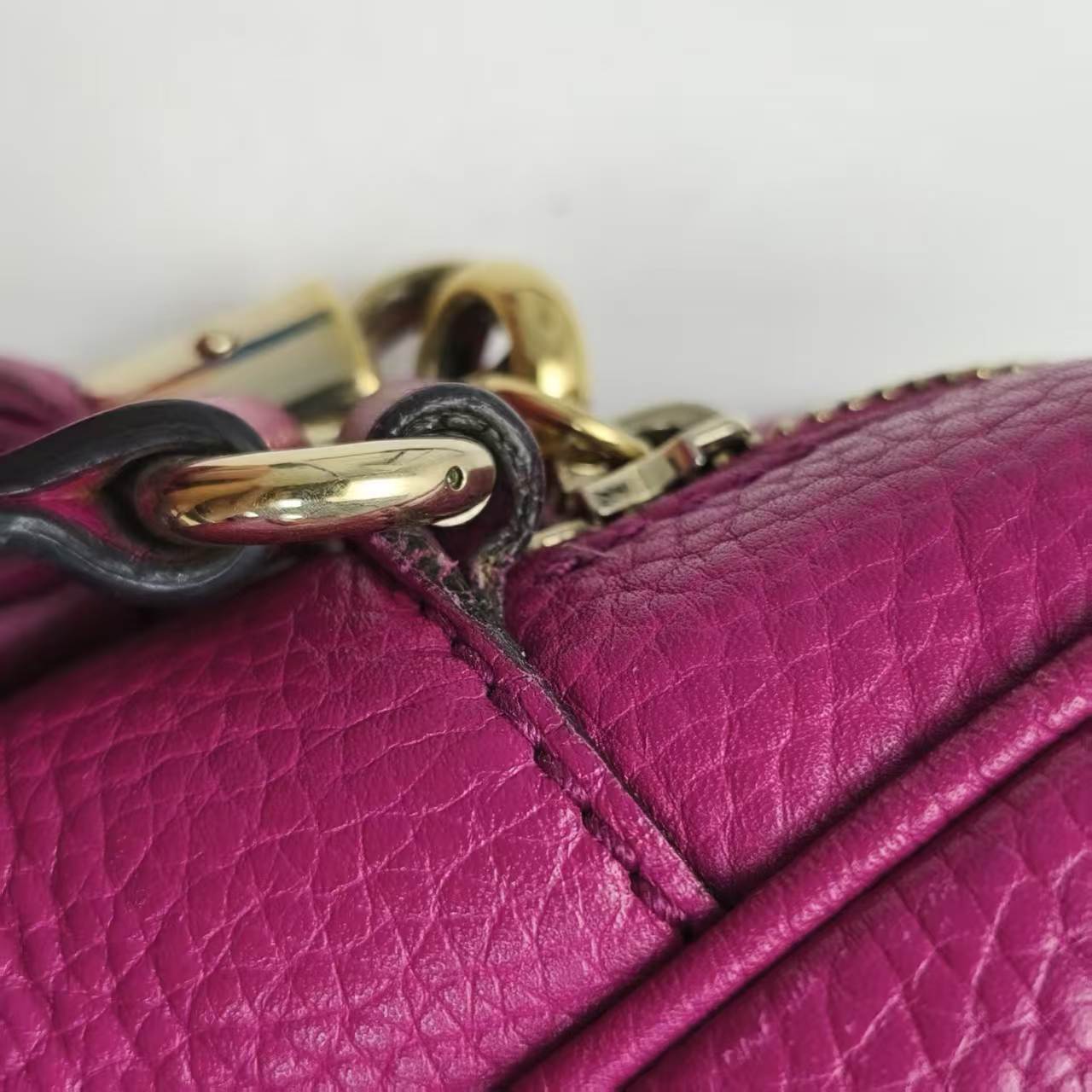 【*Shipped from: China*】GUCCI Leather Shoulder Bag 308364 — view 10