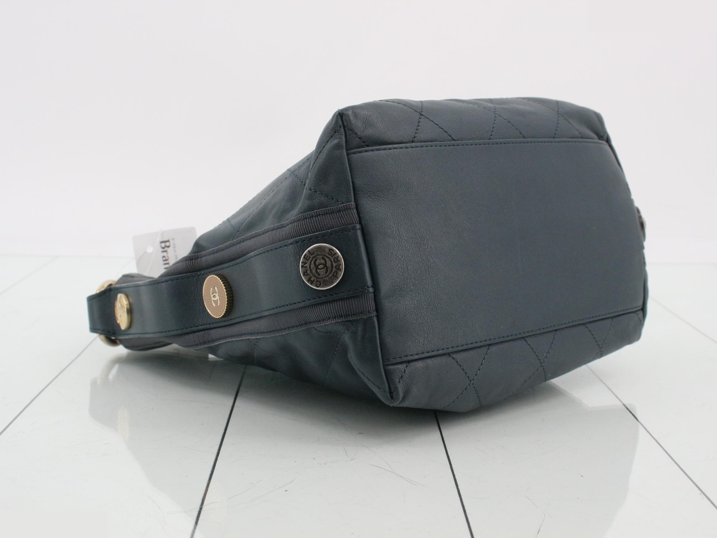 Leather Turnlock 2-Way Chain Semi-Shoulder — view 5