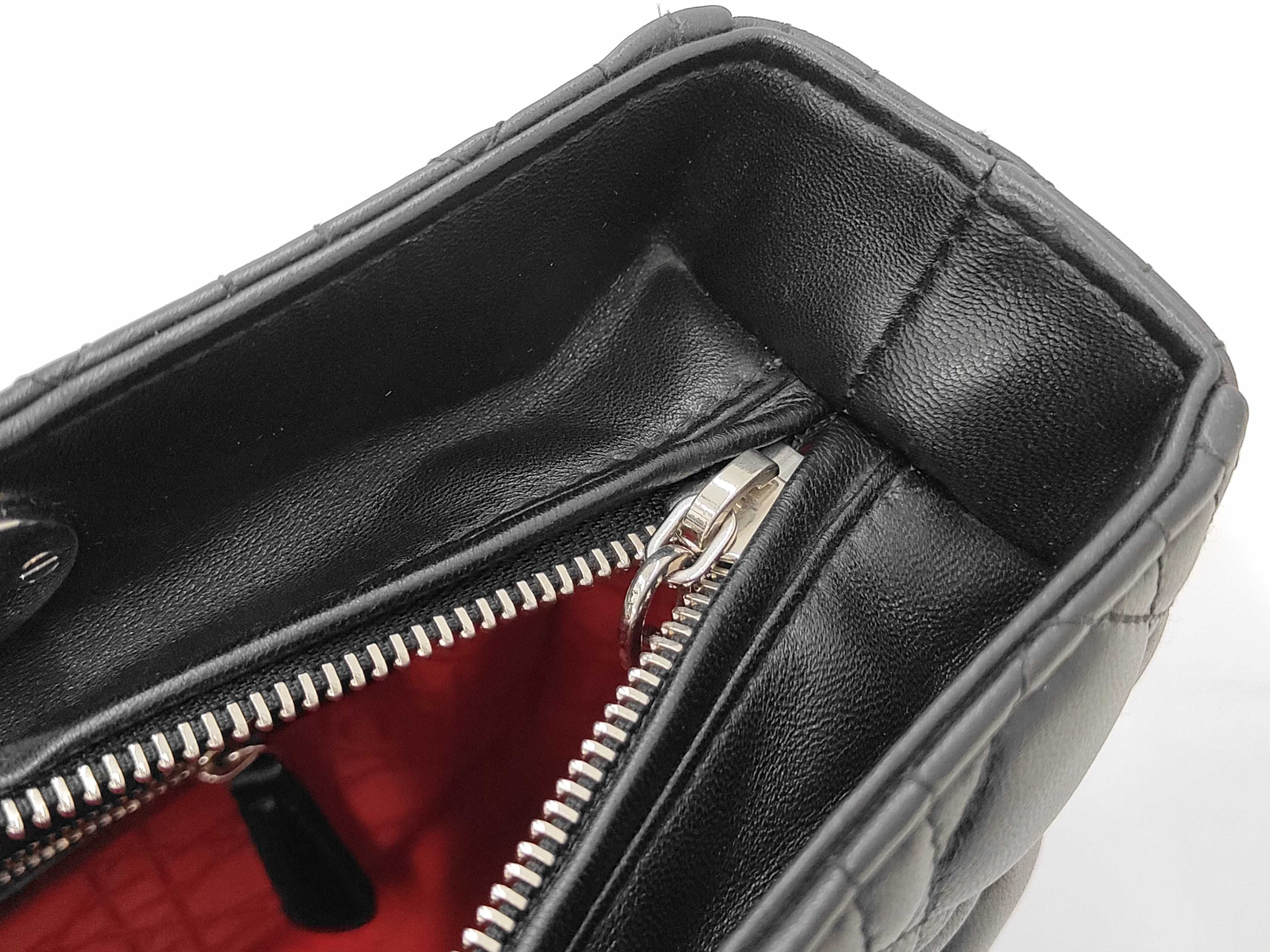 Lady Dior Leather Black Handbag — view 10