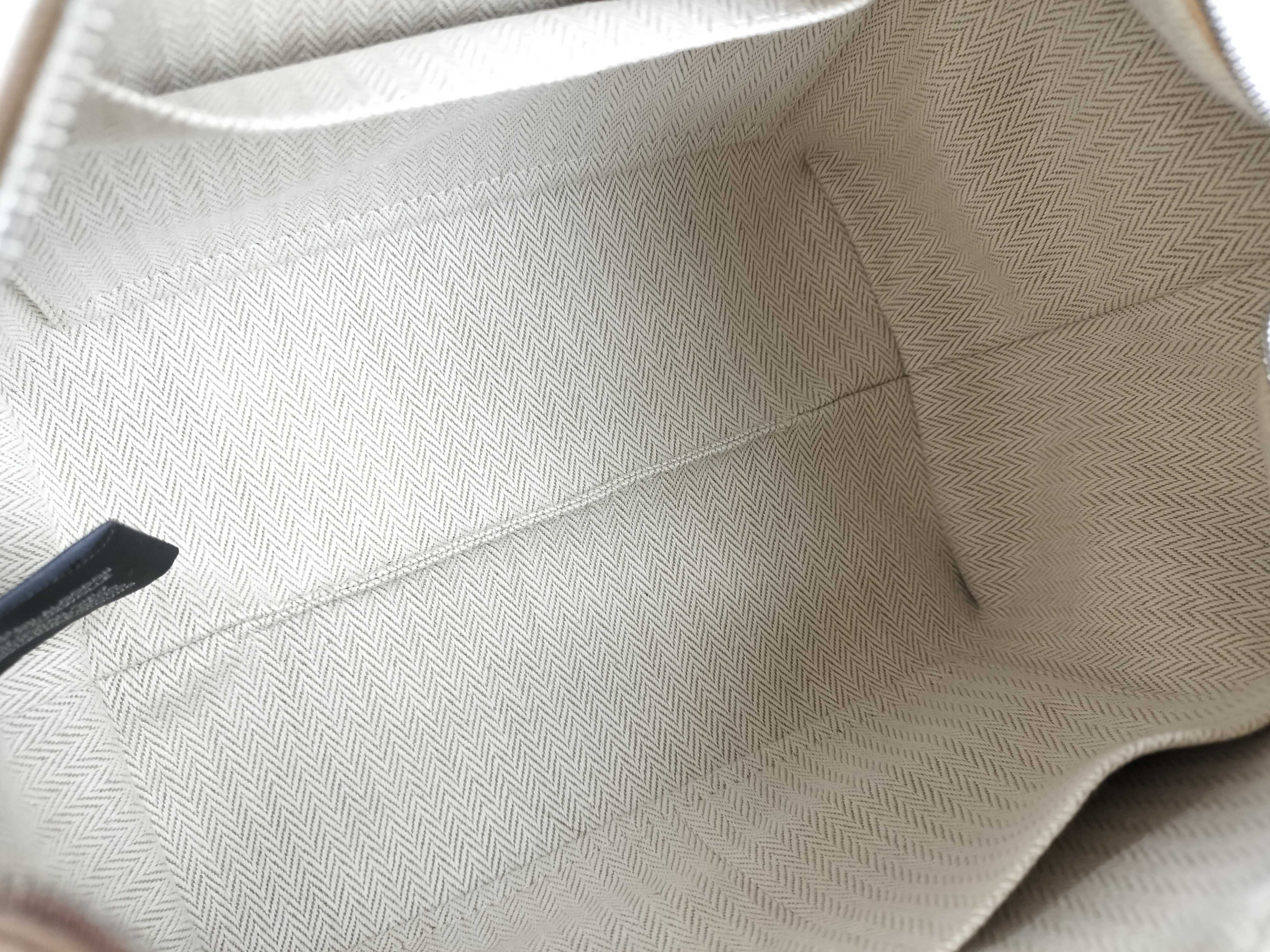 Bride à Black PM Canvas Beige Silver Hardware Handbag — view 10