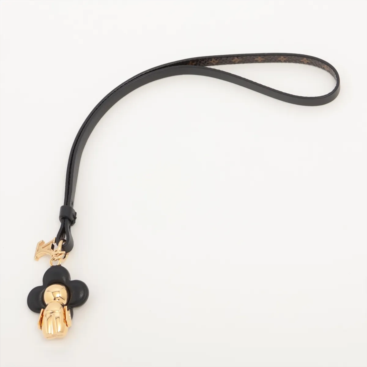 M03821 Bag Charm Mini Vivienne DI4215 Charm GP x Leather Black x Gold — view 2