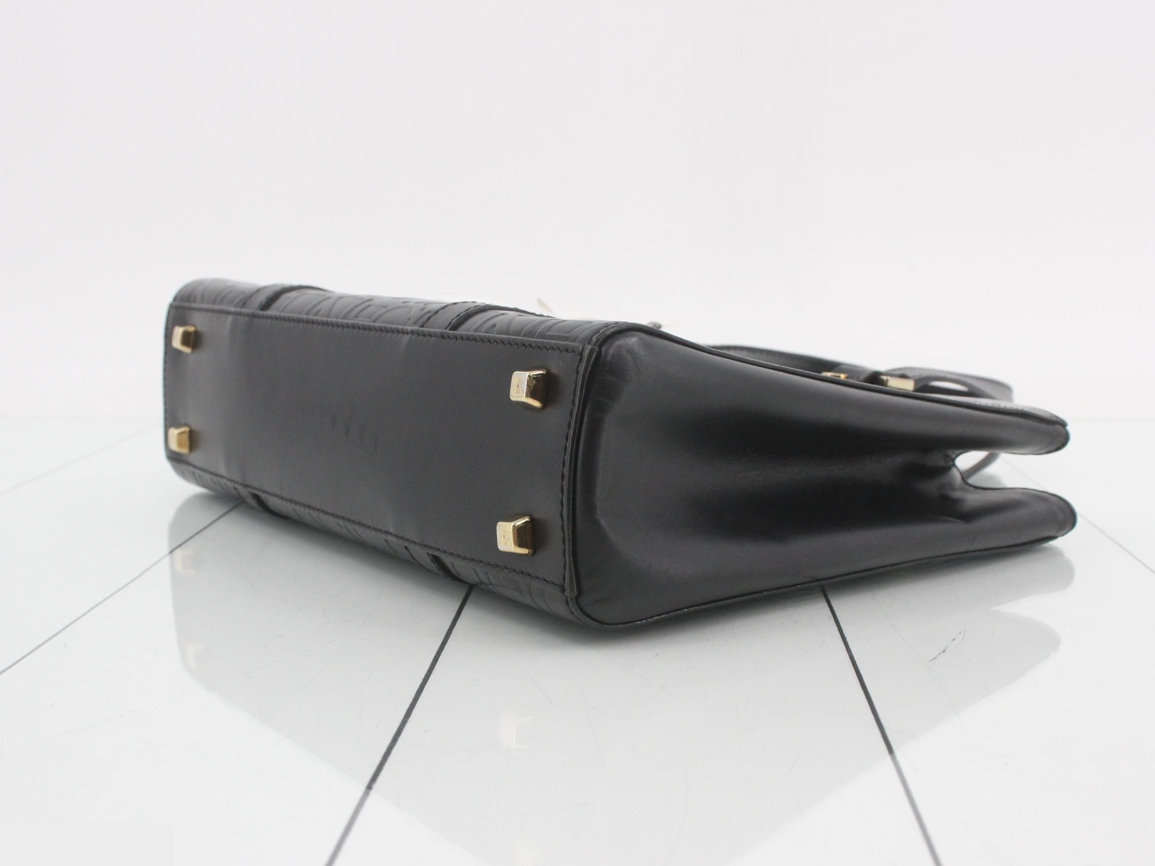 Logo Leather Handbag — view 6