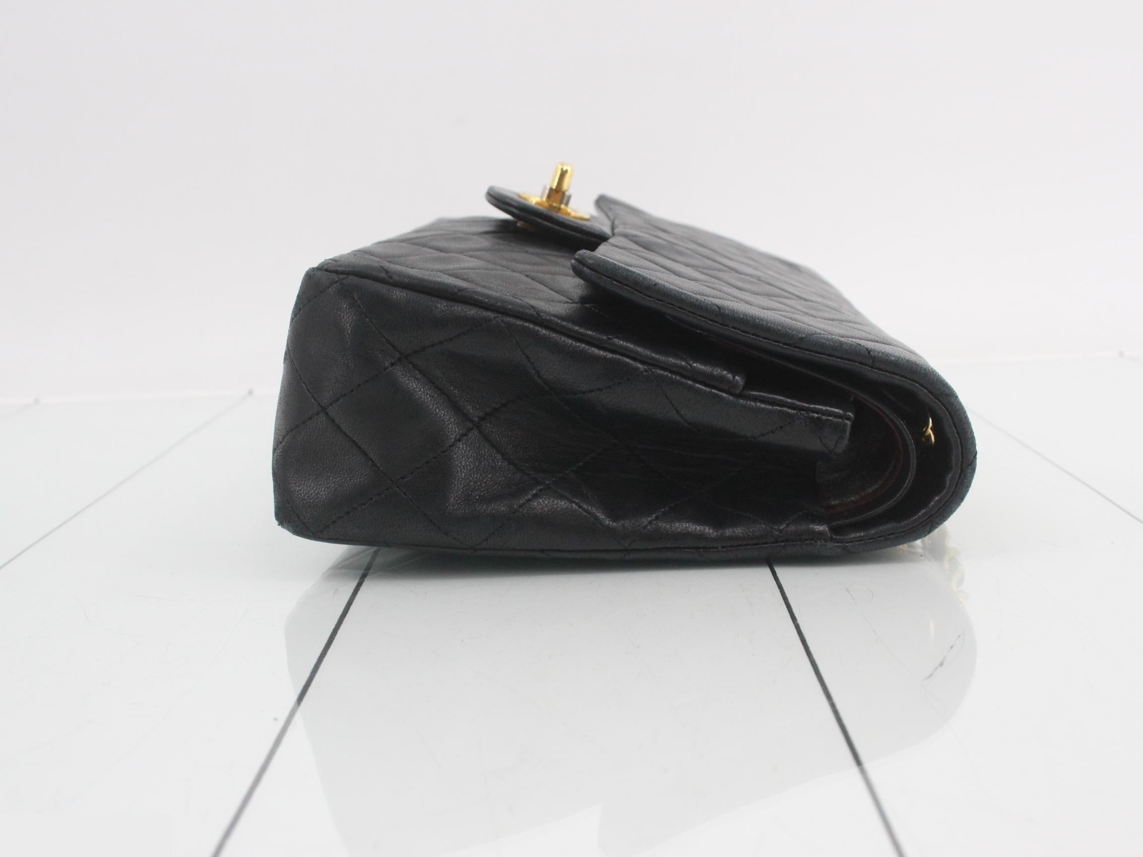 Matelassé Double Flap Chain Shoulder Bag — view 3