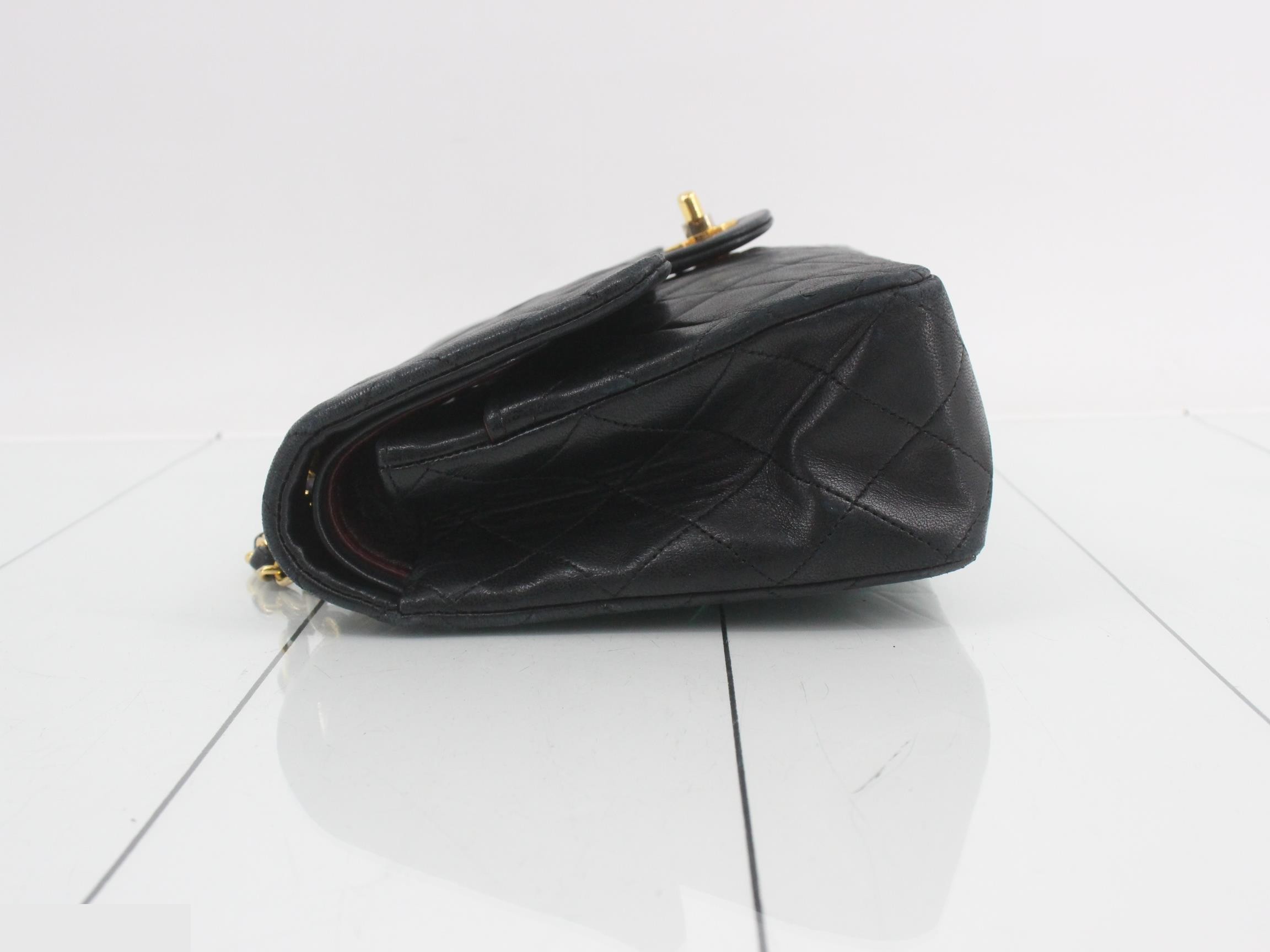 Matelassé Double Flap Chain Shoulder Bag — view 4