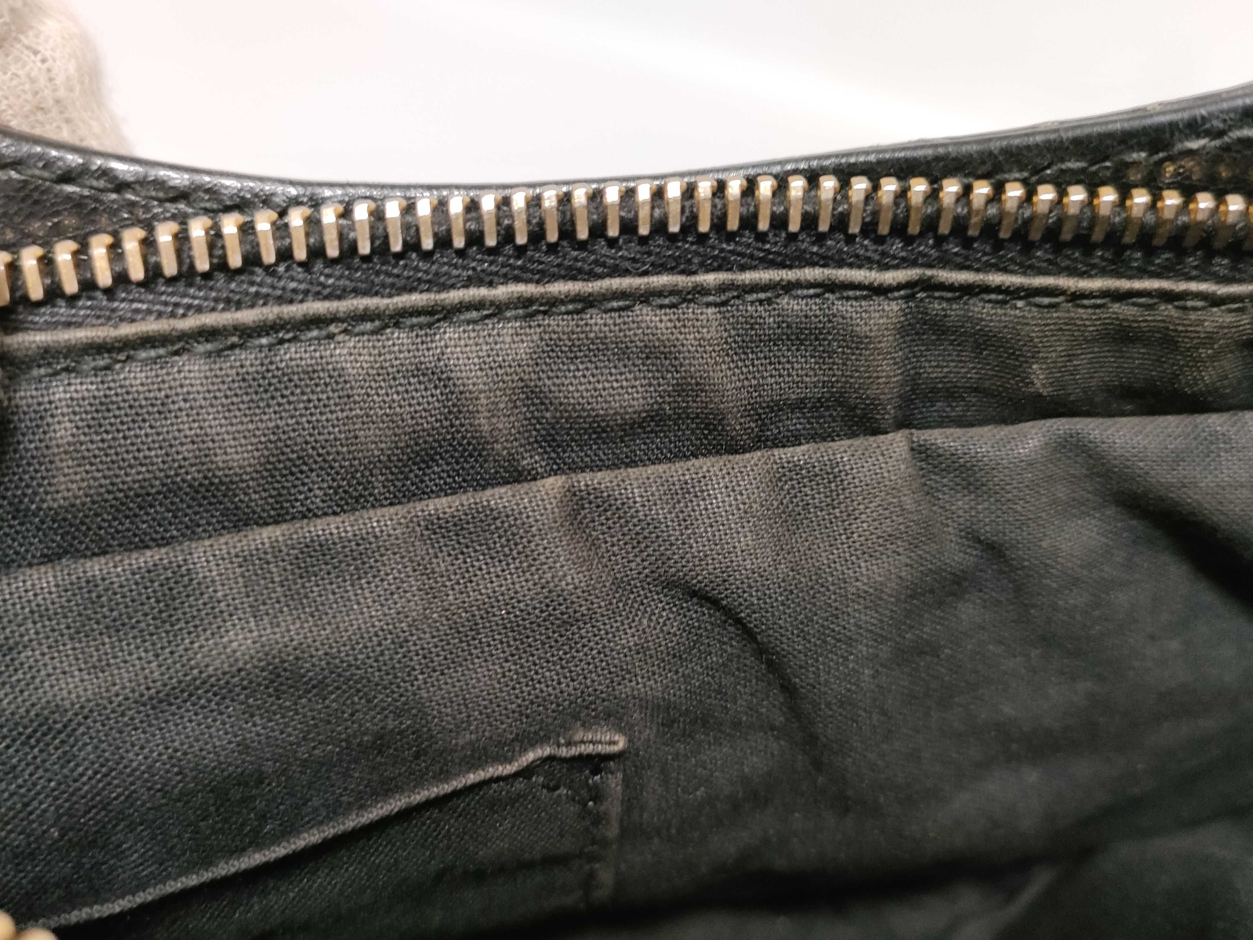 Giant Hip Leather Shoulder Bag, Black, 237203 (Shoulder Bag) — view 13
