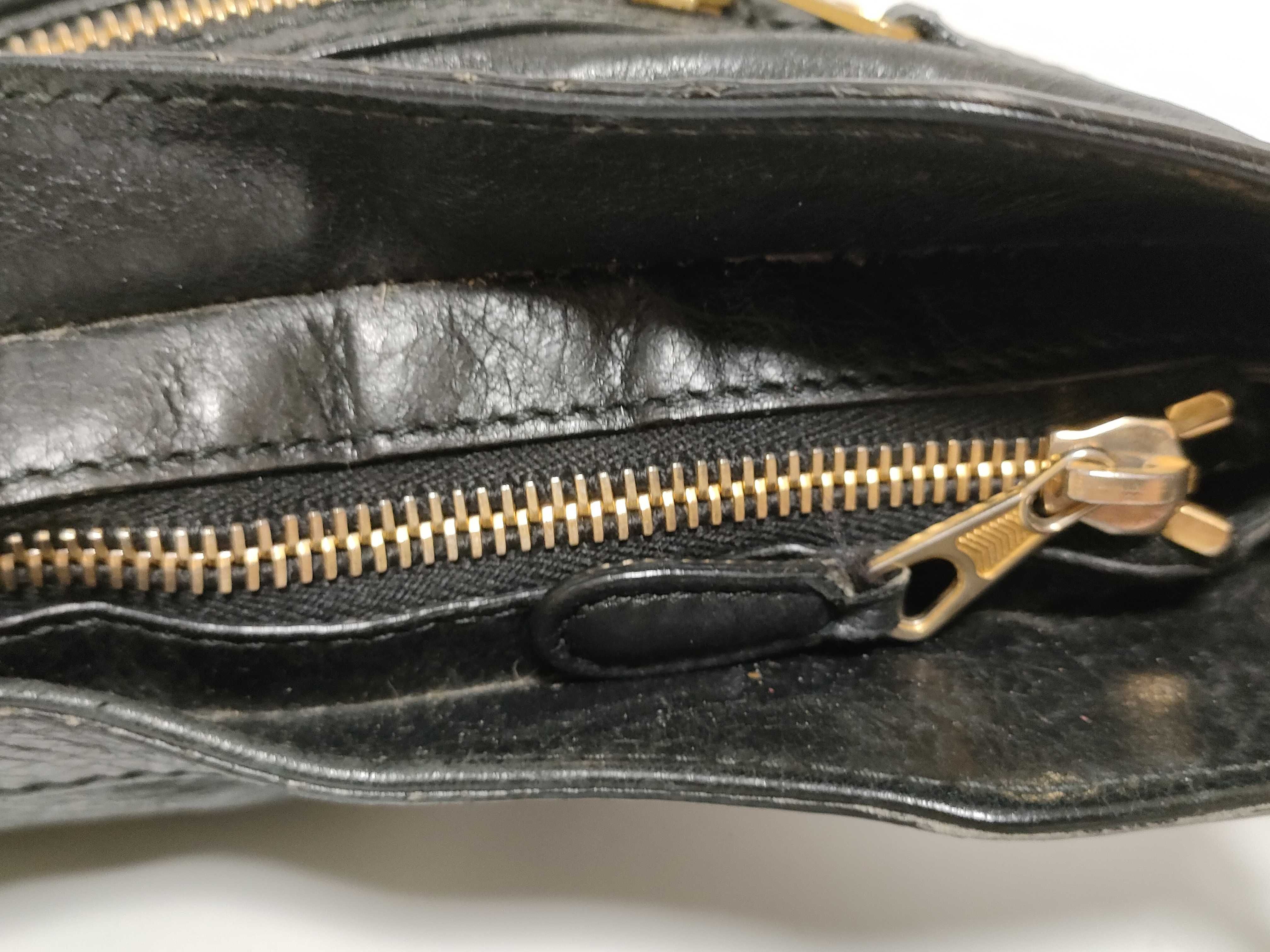 Giant Hip Leather Shoulder Bag, Black, 237203 (Shoulder Bag) — view 6