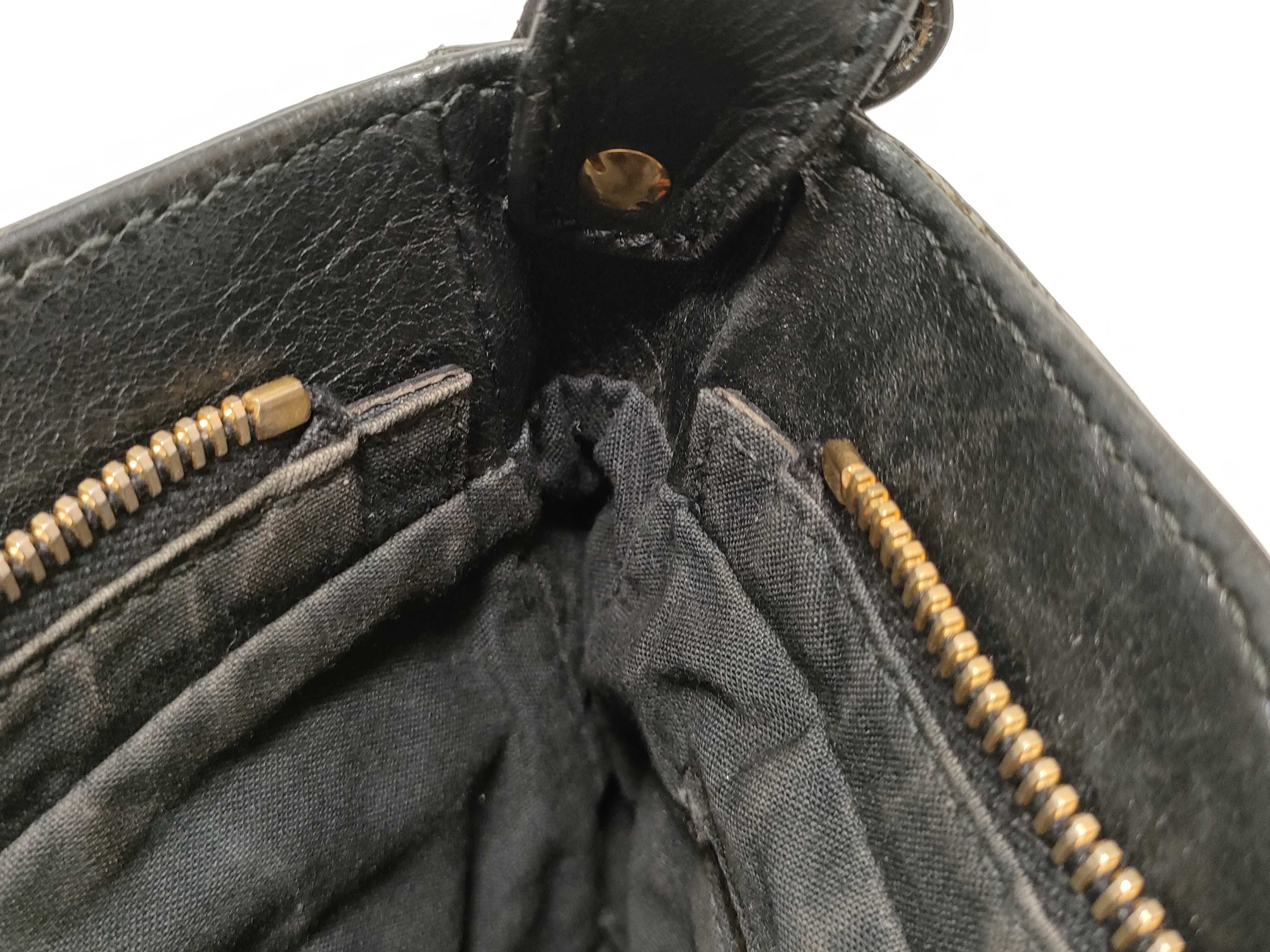 Giant Hip Leather Shoulder Bag, Black, 237203 (Shoulder Bag) — view 9