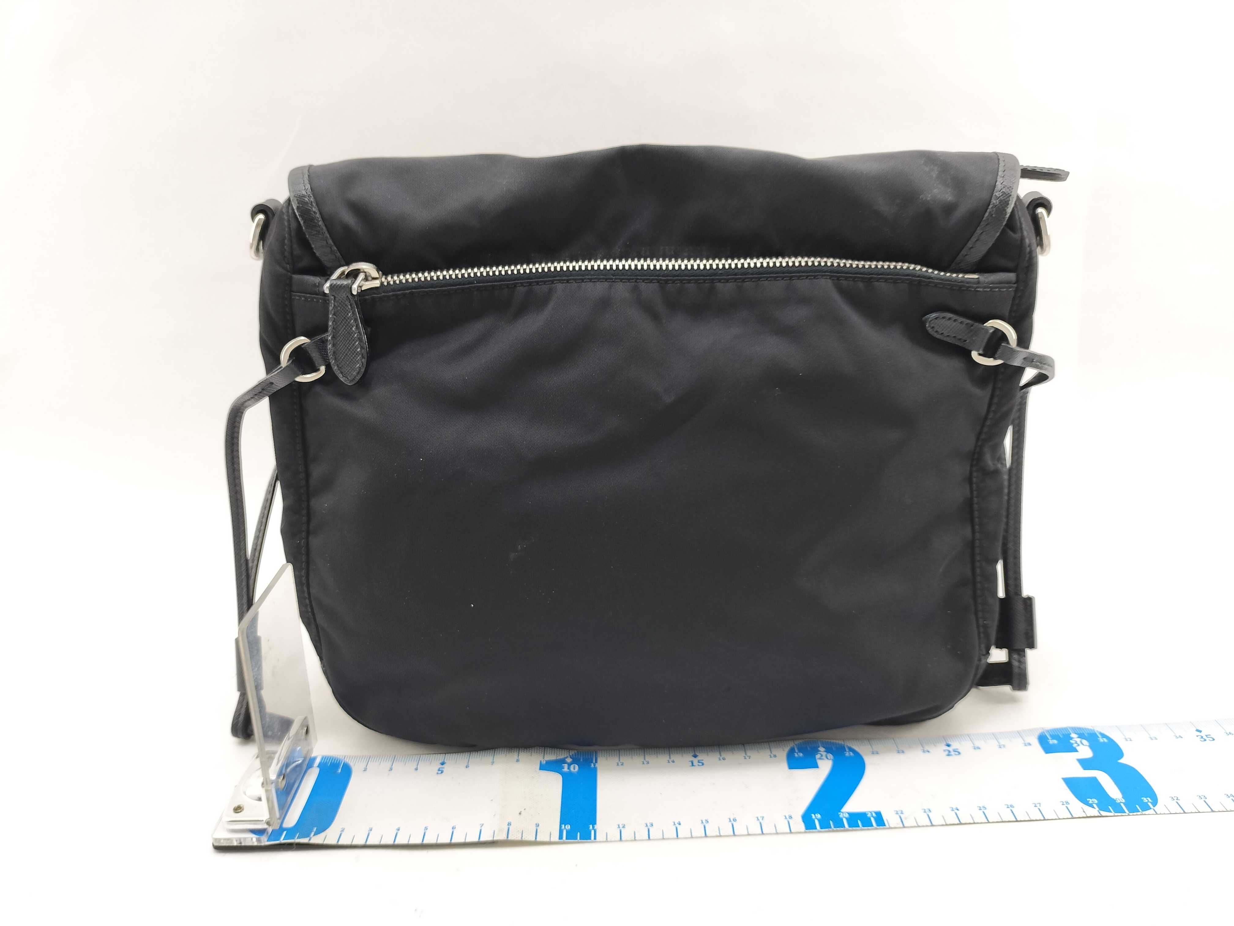 Shoulder Bag Nylon Black — view 2