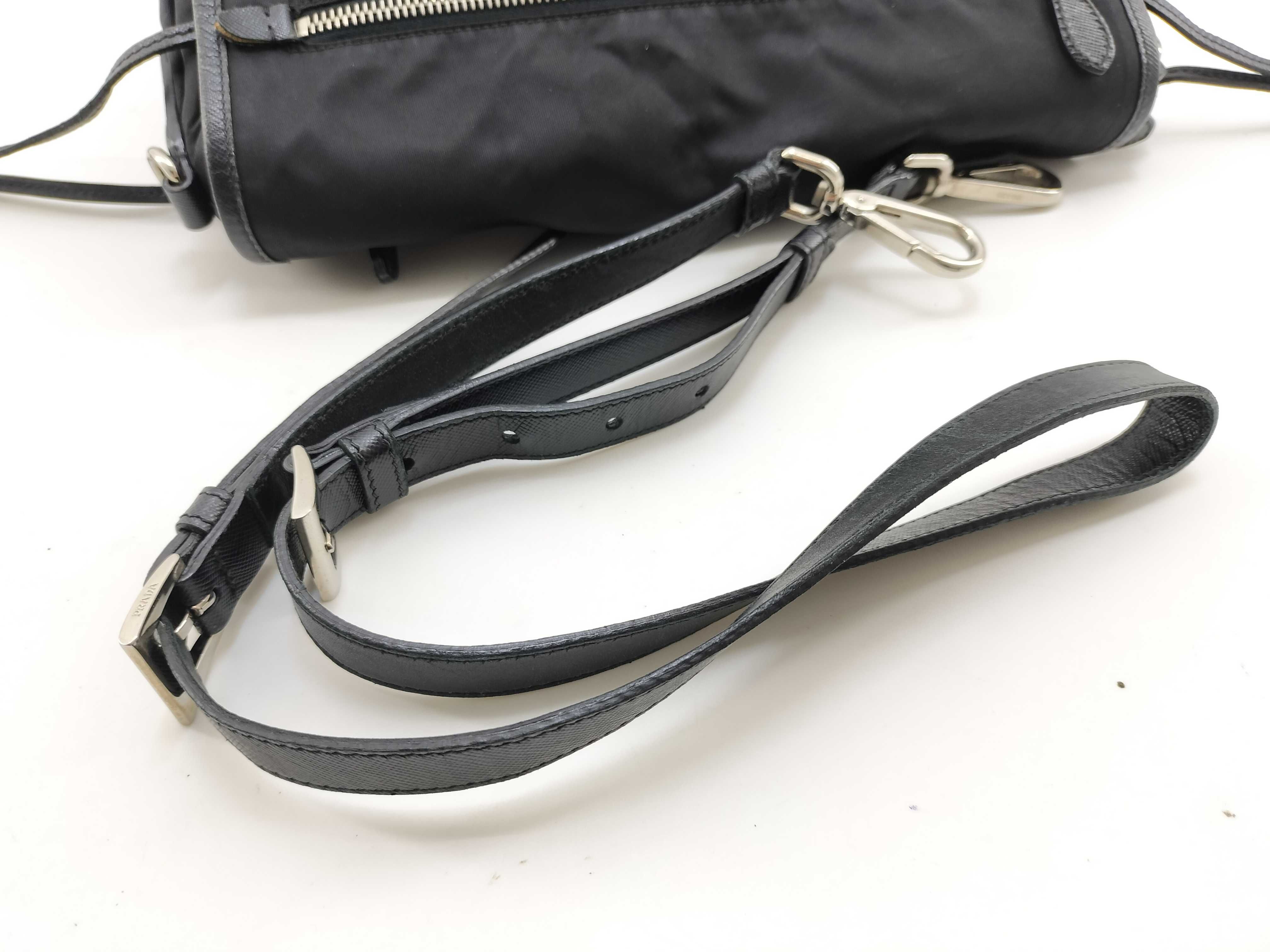 Shoulder Bag Nylon Black — view 6