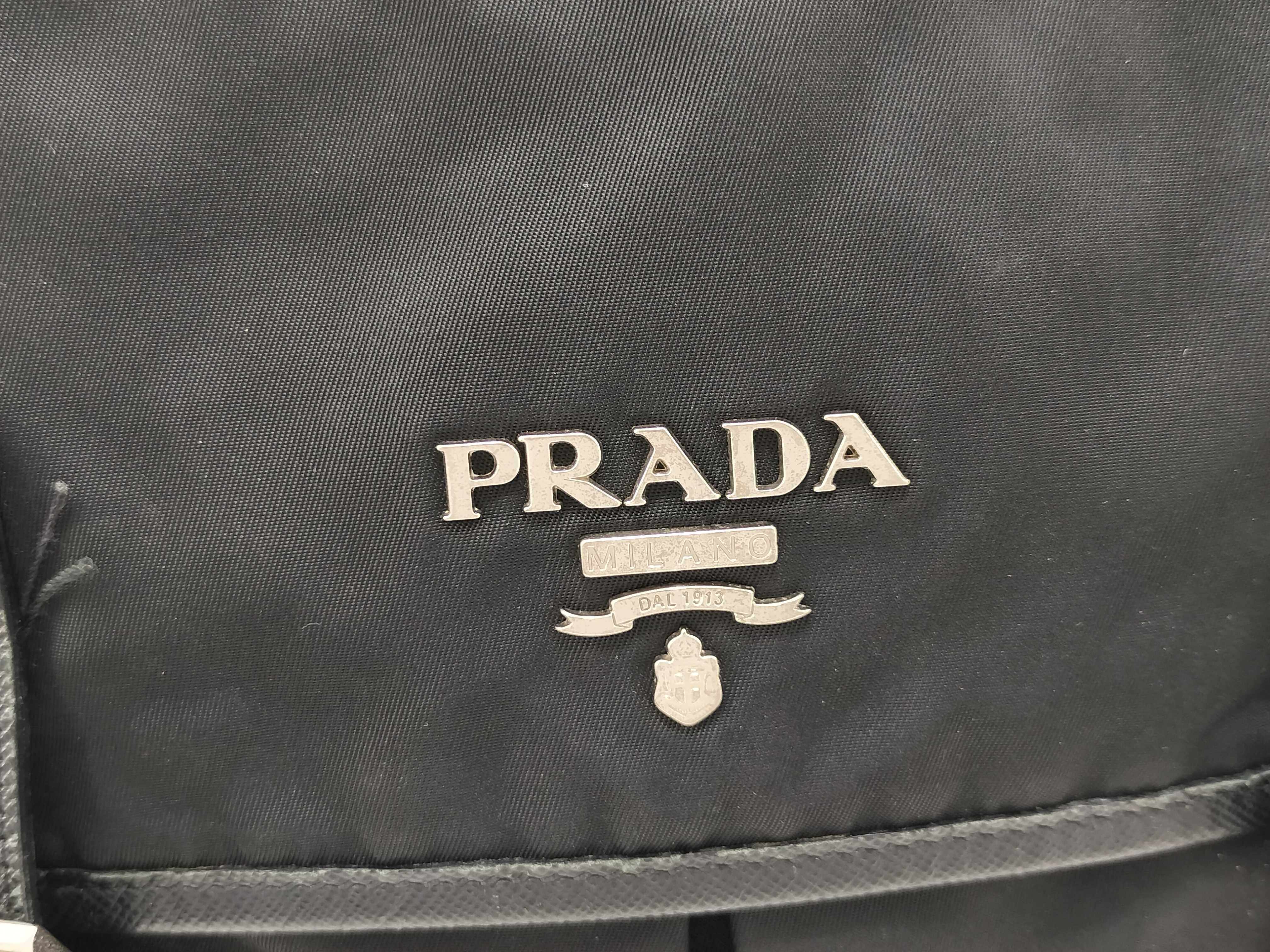 Shoulder Bag Nylon Black — view 9