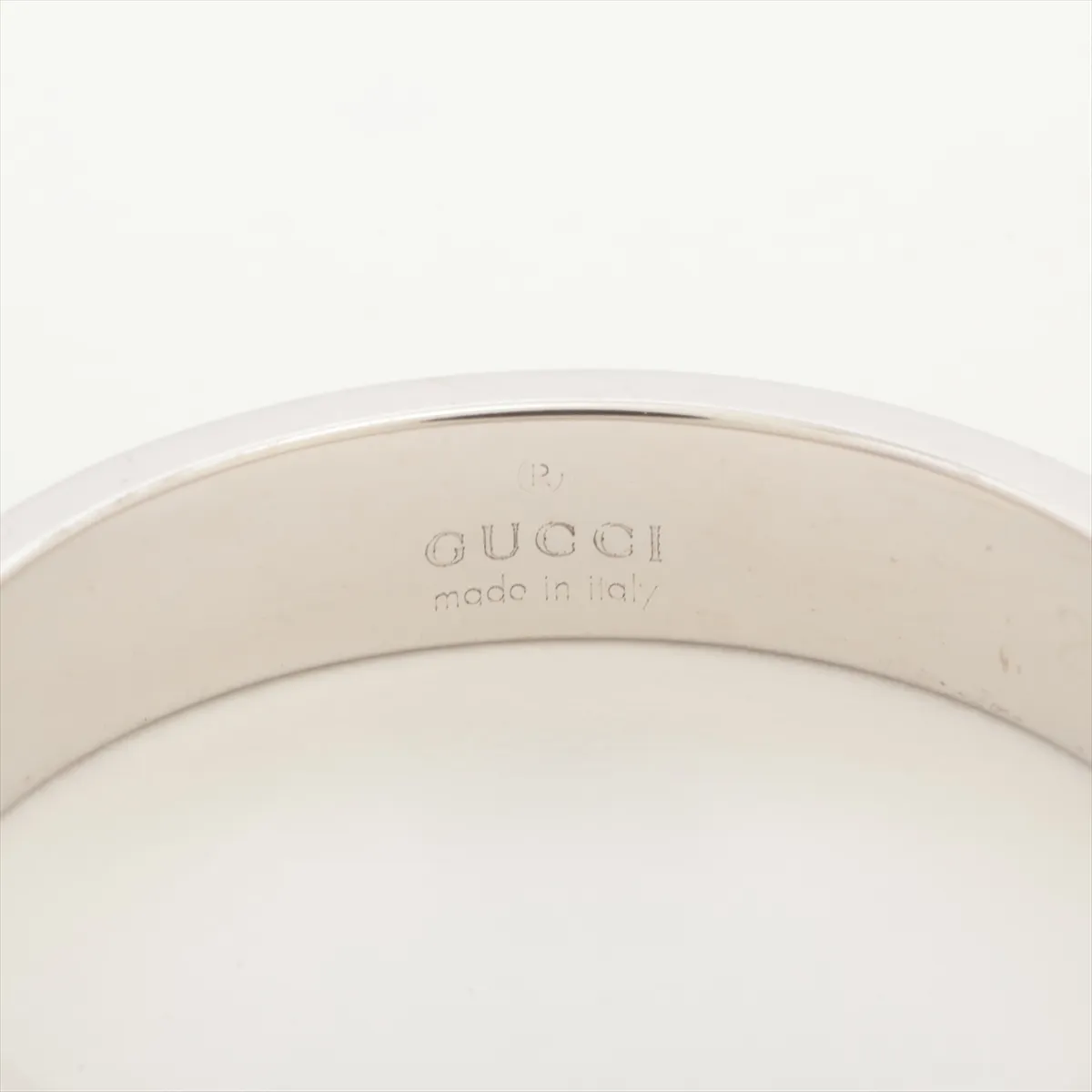 icon ring 750(WG) 4.0g 19 Initial engraving is about to fade — view 3