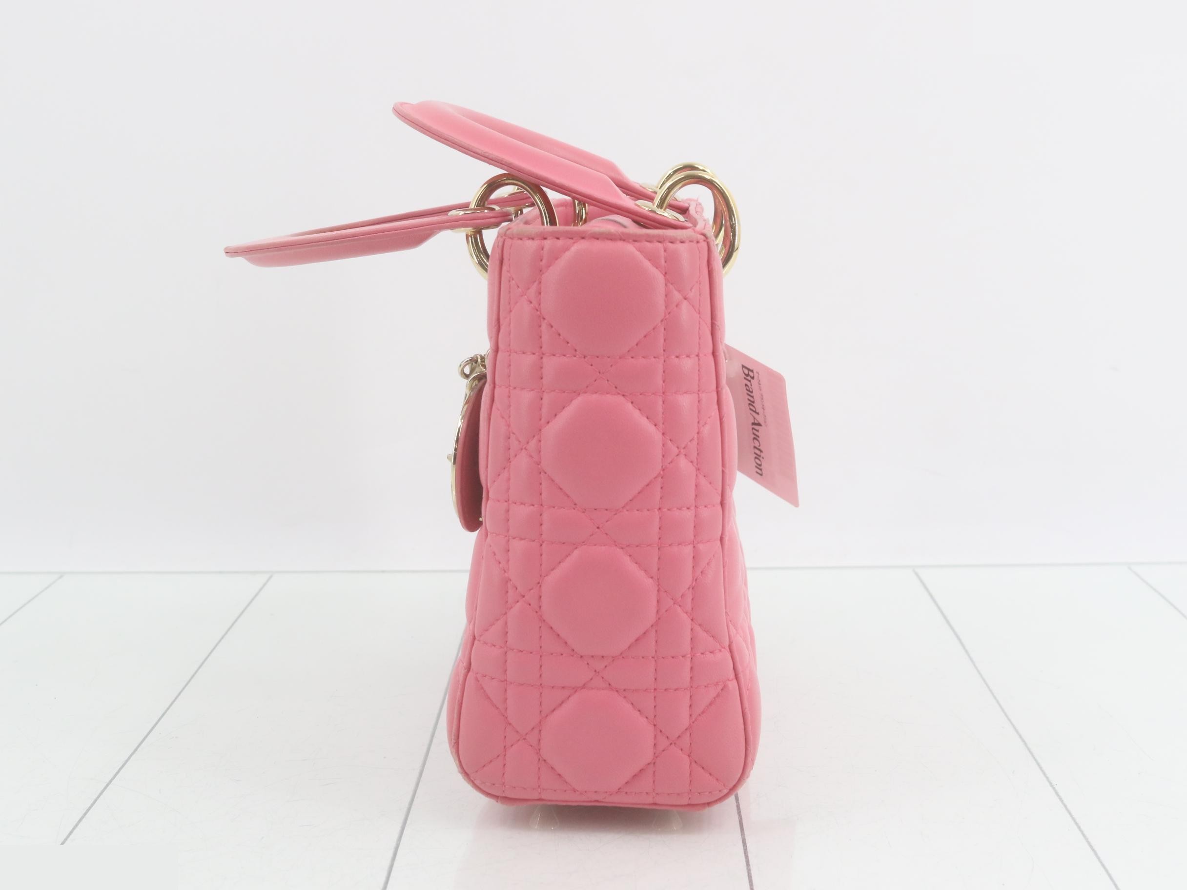 Lady Dior Cannage Handbag/Shoulder Bag (2-Way) — view 3