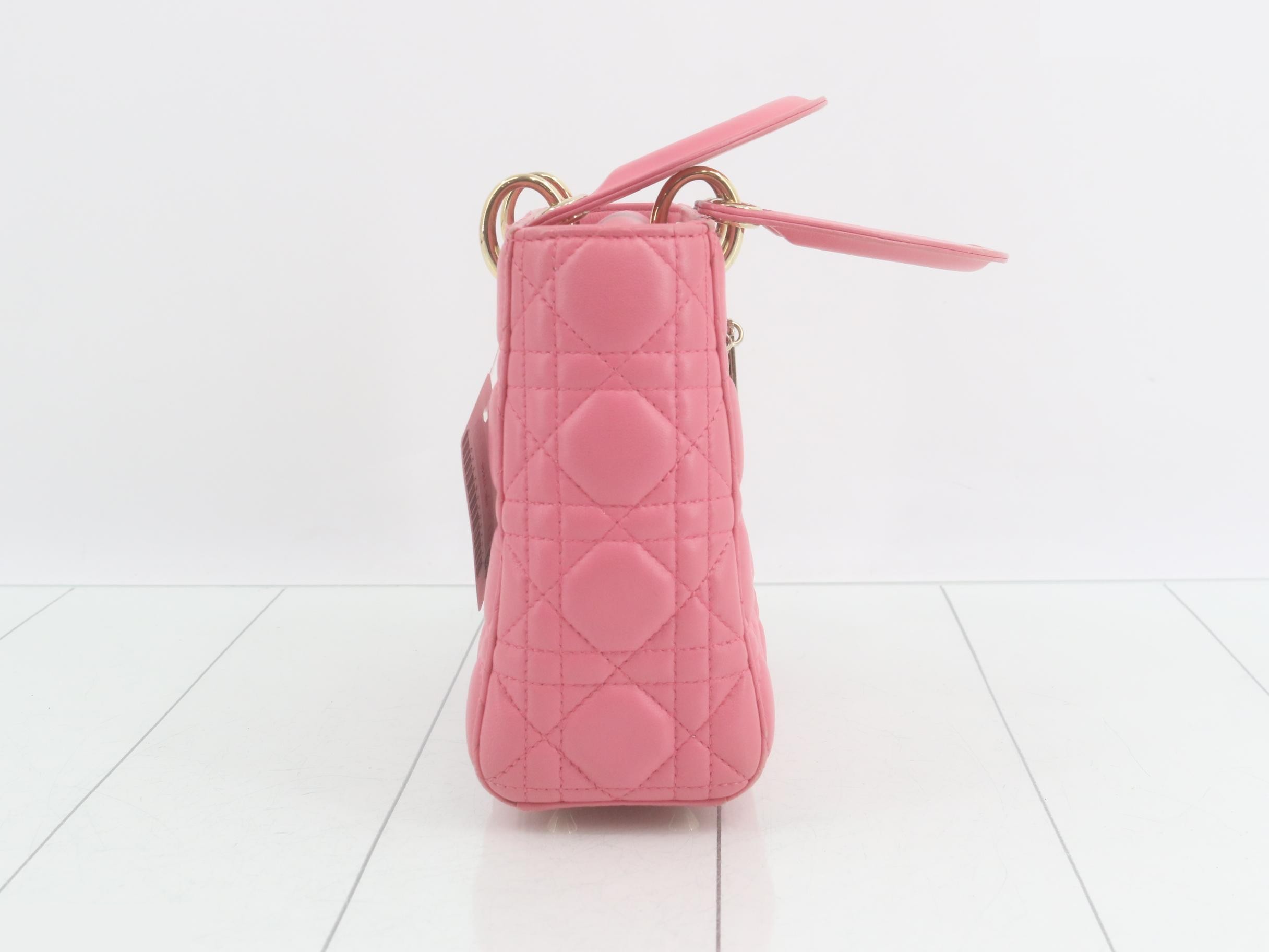 Lady Dior Cannage Handbag/Shoulder Bag (2-Way) — view 4