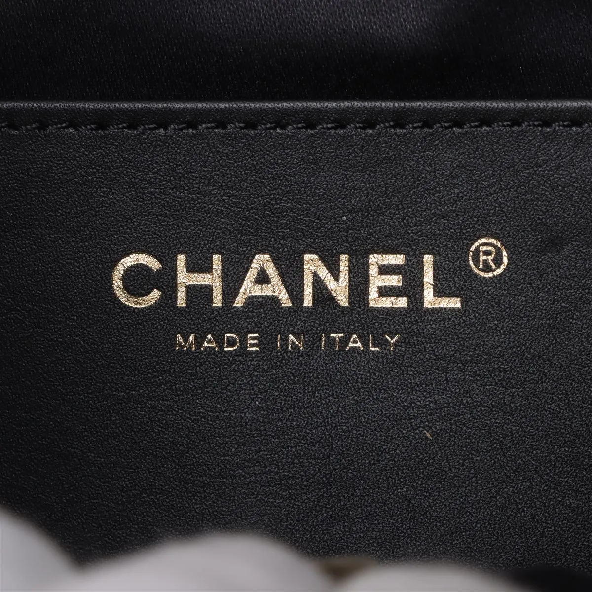 [Individually wrapped] Chanel 25 Mini Caviar Skin Chain Shoulder Bag Drawstring Black Gold Hardware K9JK4EG2 Random Plate AS5631 — view 7
