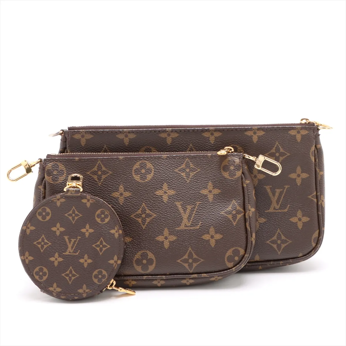 Monogram Multi Pochette Accessoire M44813 TA4240 Brown RFID Reactive — view 2