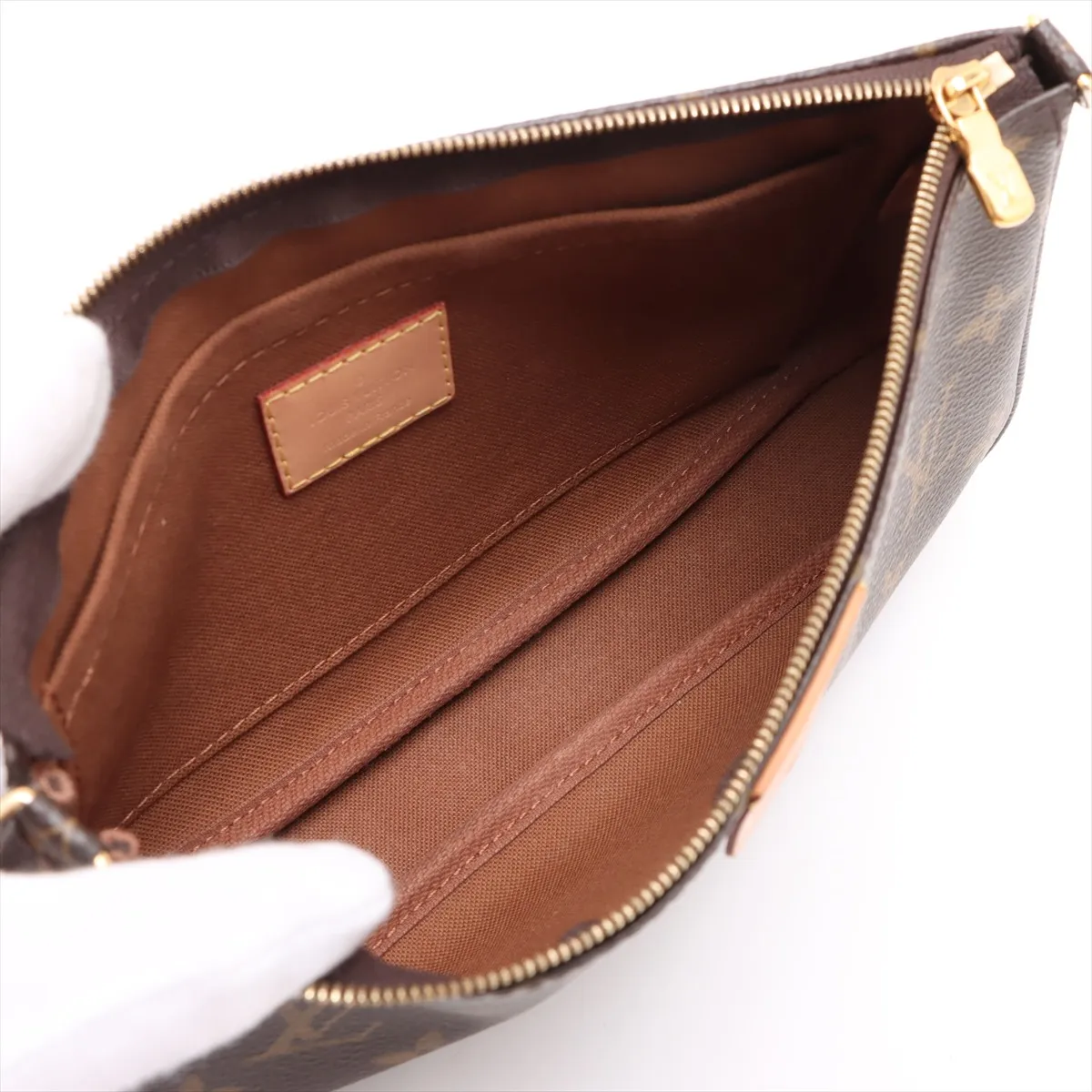 Monogram Multi Pochette Accessoire M44813 TA4240 Brown RFID Reactive — view 8