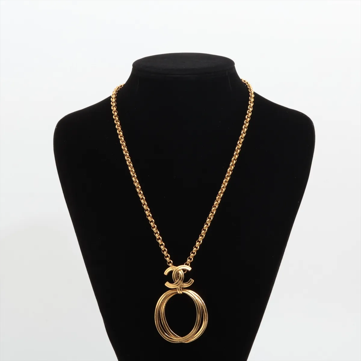 Coco Mark 96P Necklace, GP Gold. Shows — view 5