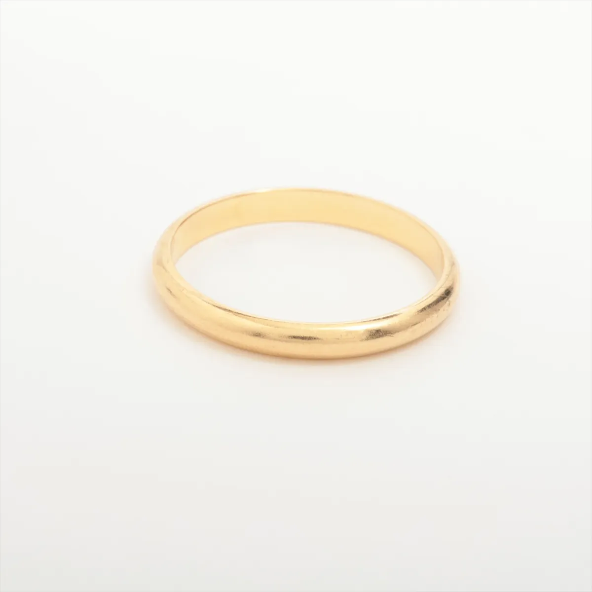 wedding ring, 750 (yellow gold), 2.3g, size 55, 342EIG, dents. — view 2