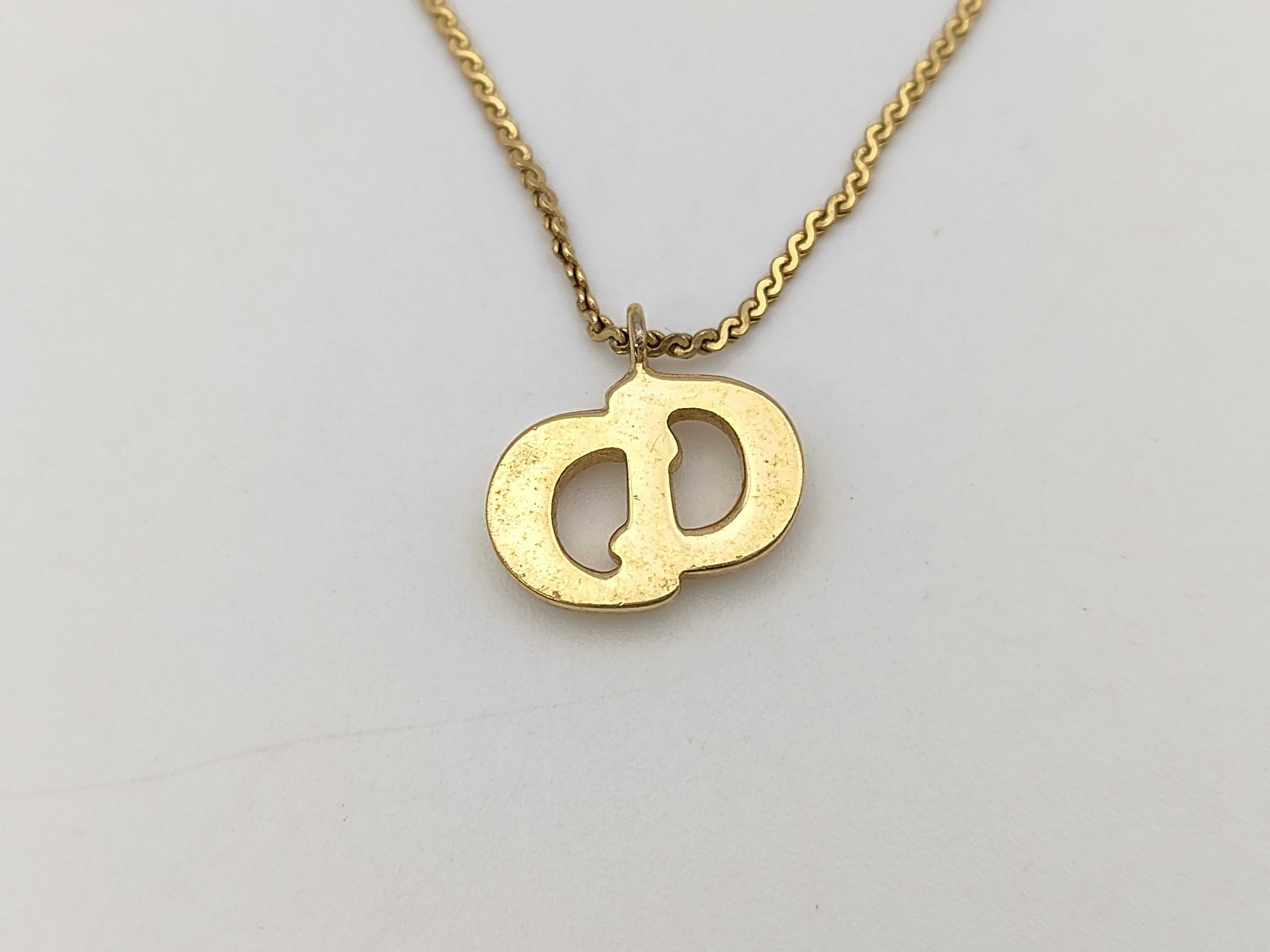 logo rhinestone necklace — view 2