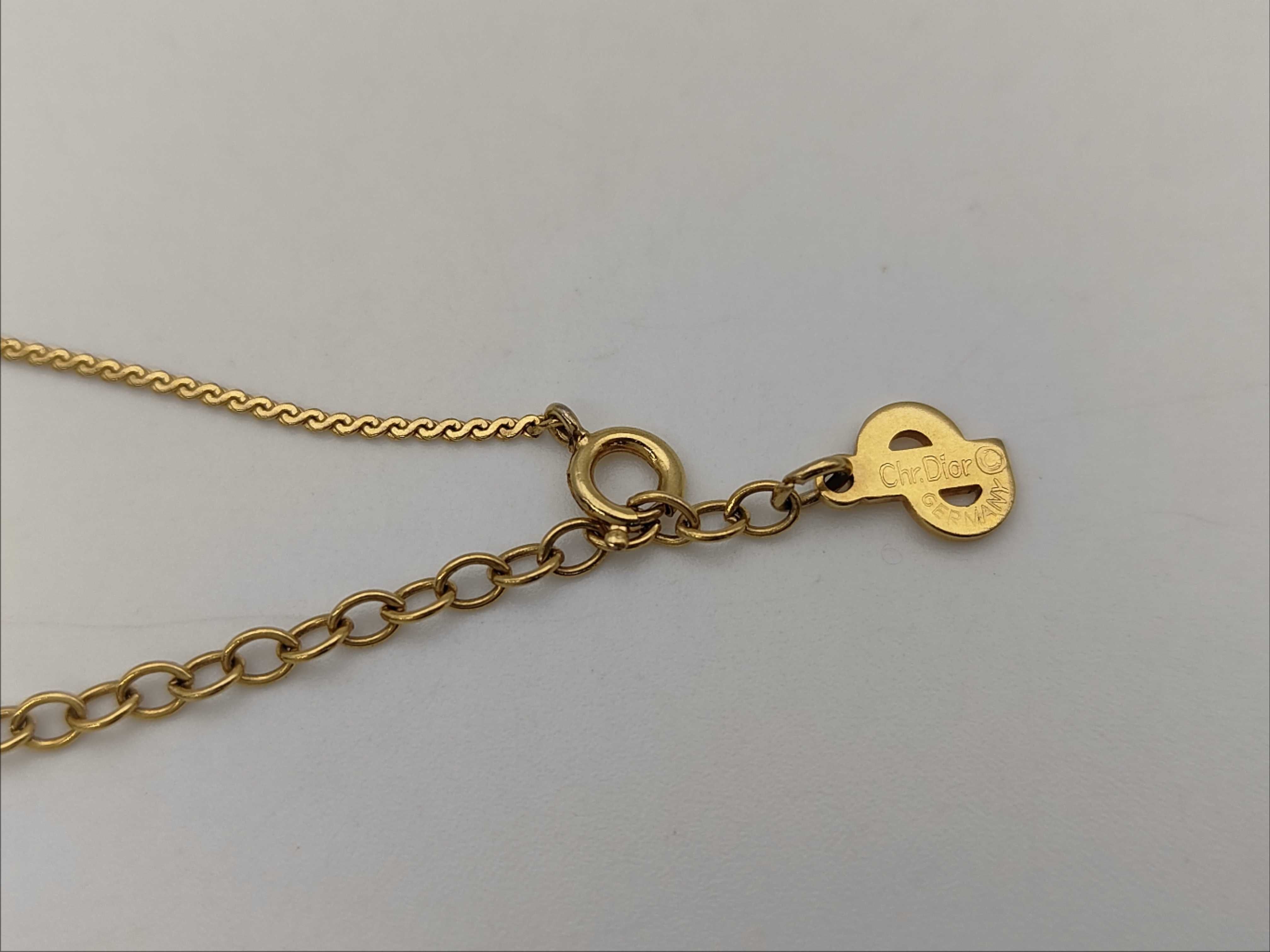 logo rhinestone necklace — view 4