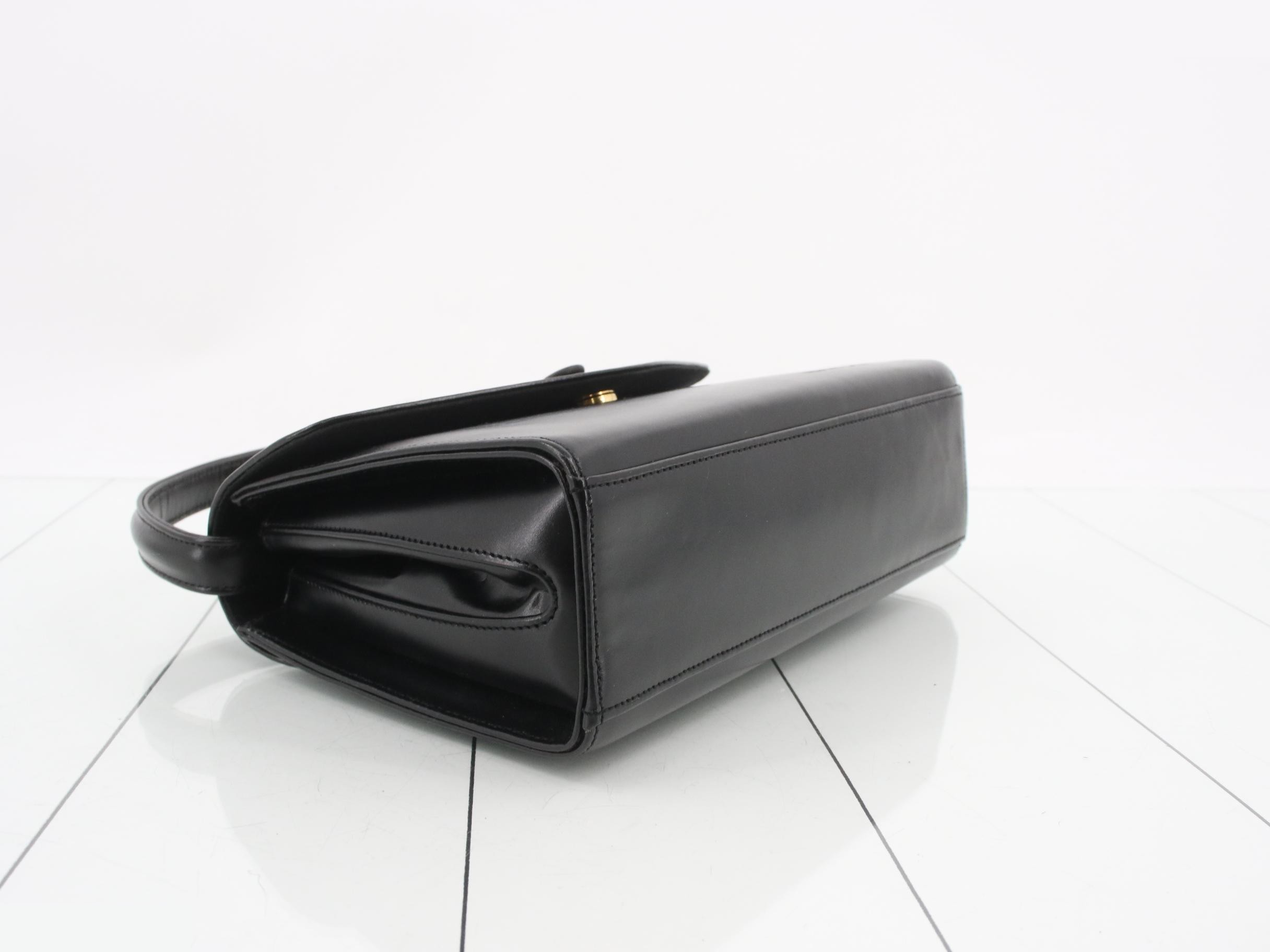 Handbag, leather, black — view 5